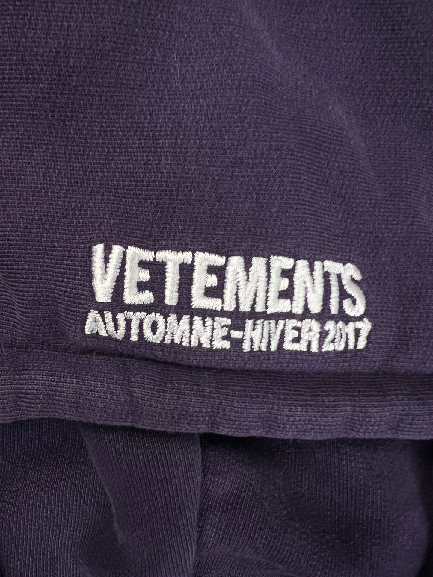 Vetements AW16 Sexual Fantasies ZIP-up Hoodie SZ:S