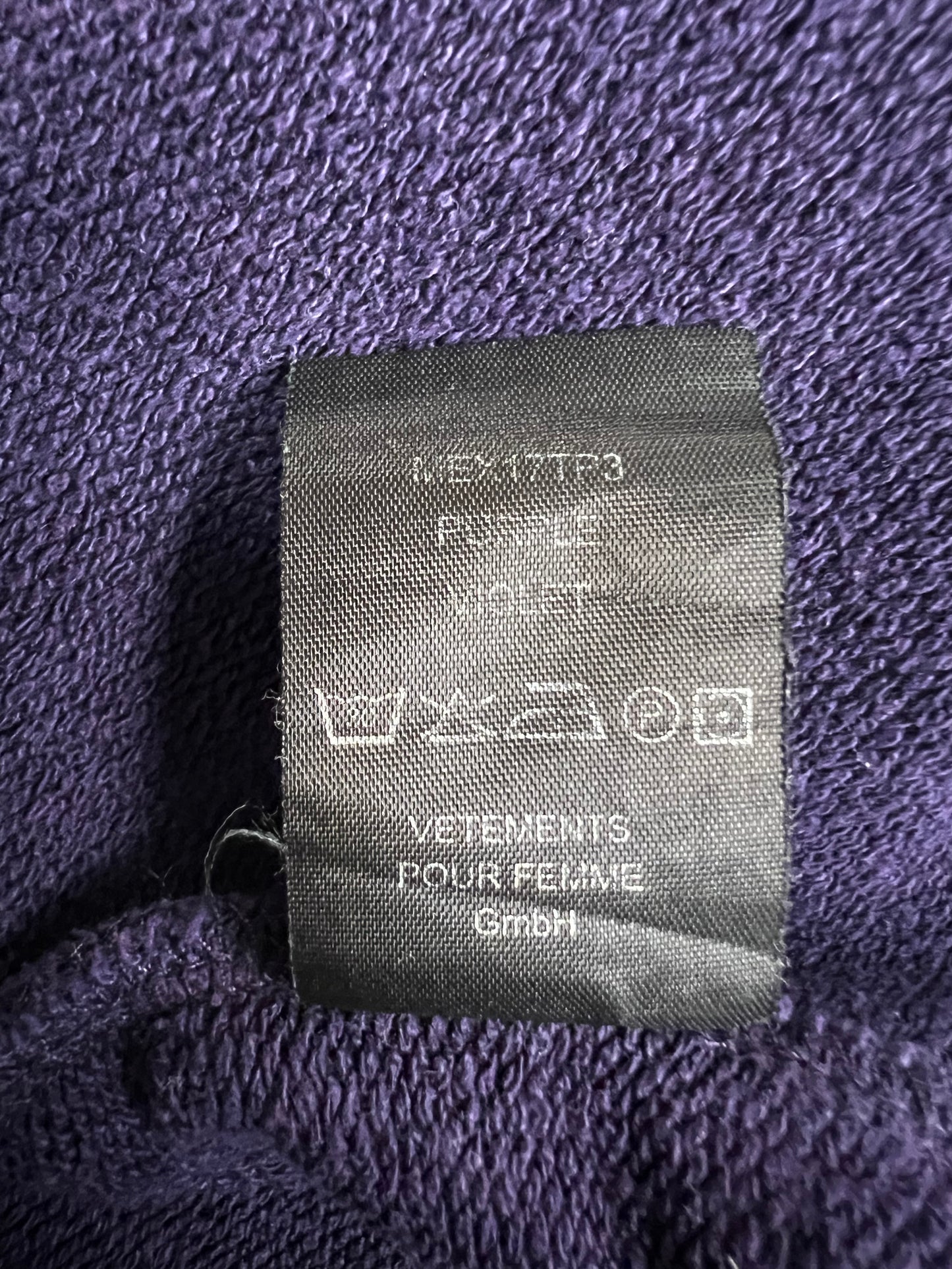 Vetements AW16 Sexual Fantasies ZIP-up Hoodie SZ:S