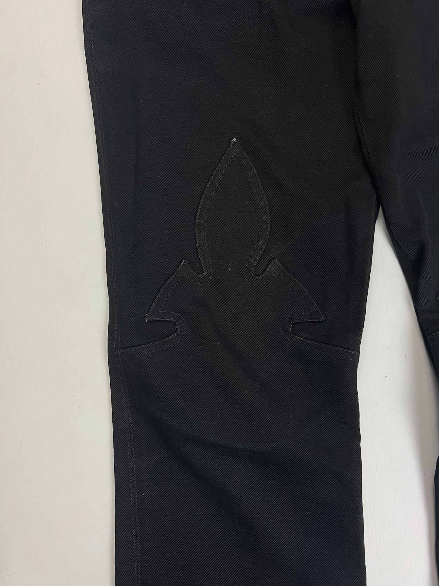 Chrome Hearts LE FLEUR Jeans Black SZ:32