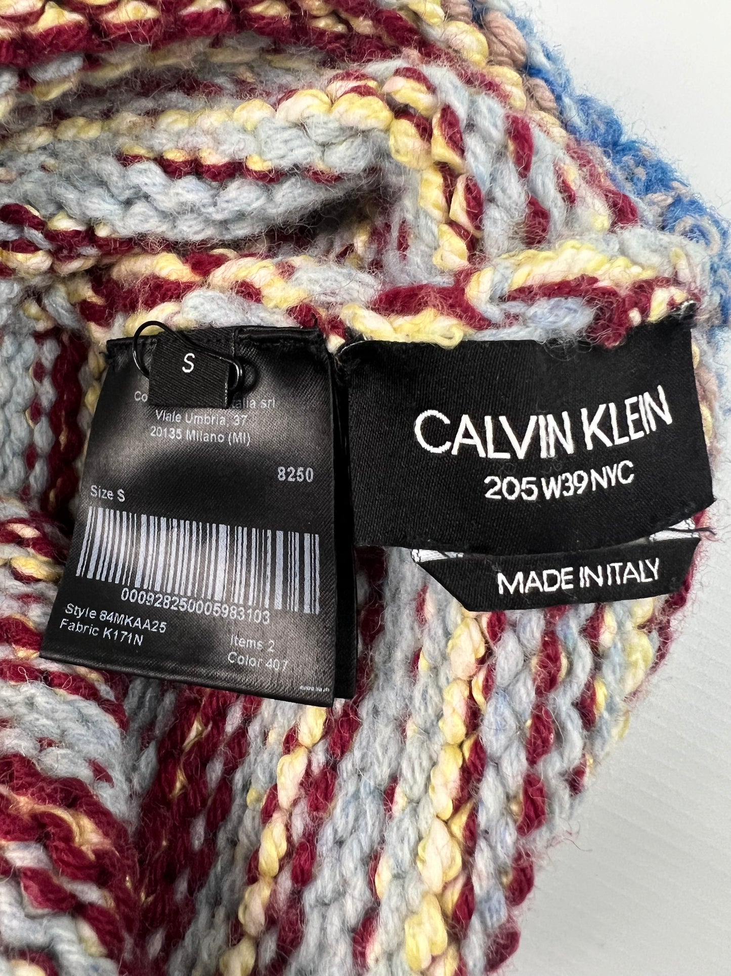 Calvin Klein 205W39NYC By raf simons knitted balaclava Ski-Mask SZ:S