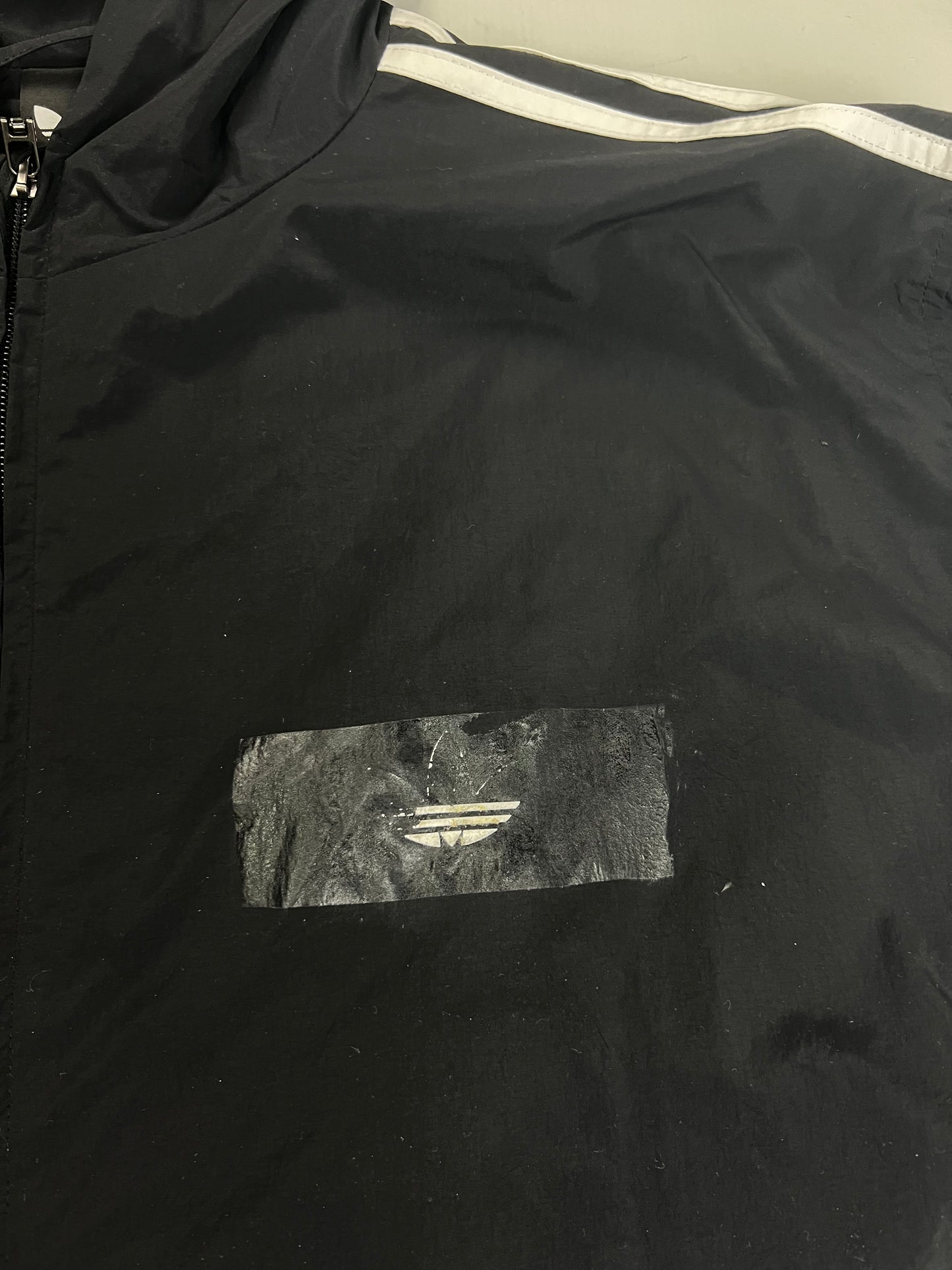 Balenciaga x Adidas SAMPLE TAPED LOGO Wind Breaker Jacket SZ:XXS