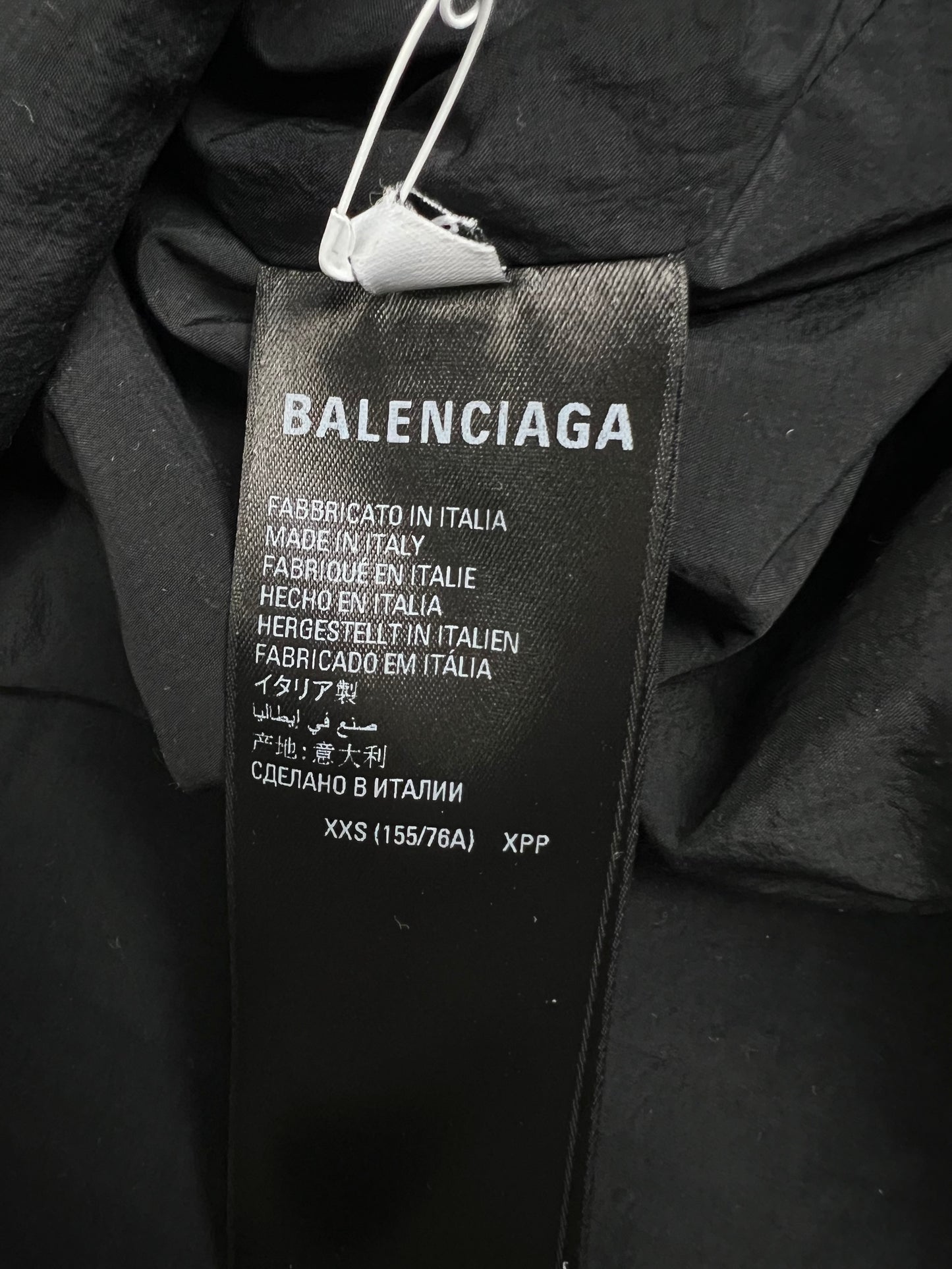 Balenciaga x Adidas SAMPLE TAPED LOGO Wind Breaker Jacket SZ:XXS