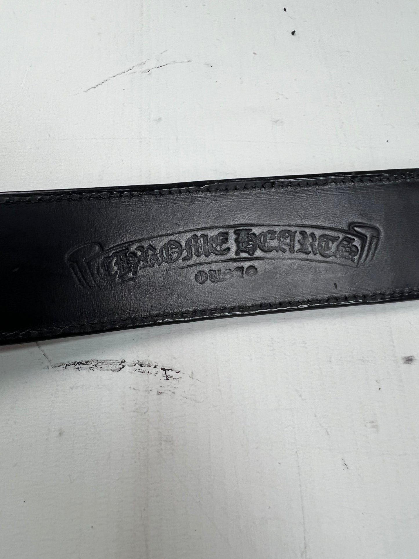 Chrome hearts red crosses Belt SZ:32