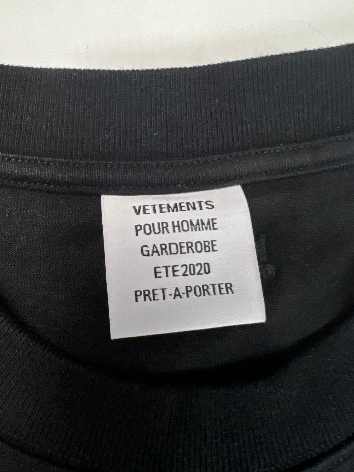 Vetements SS20 BOSE parody „Böse“ TEE T-Shirt SZ:XL