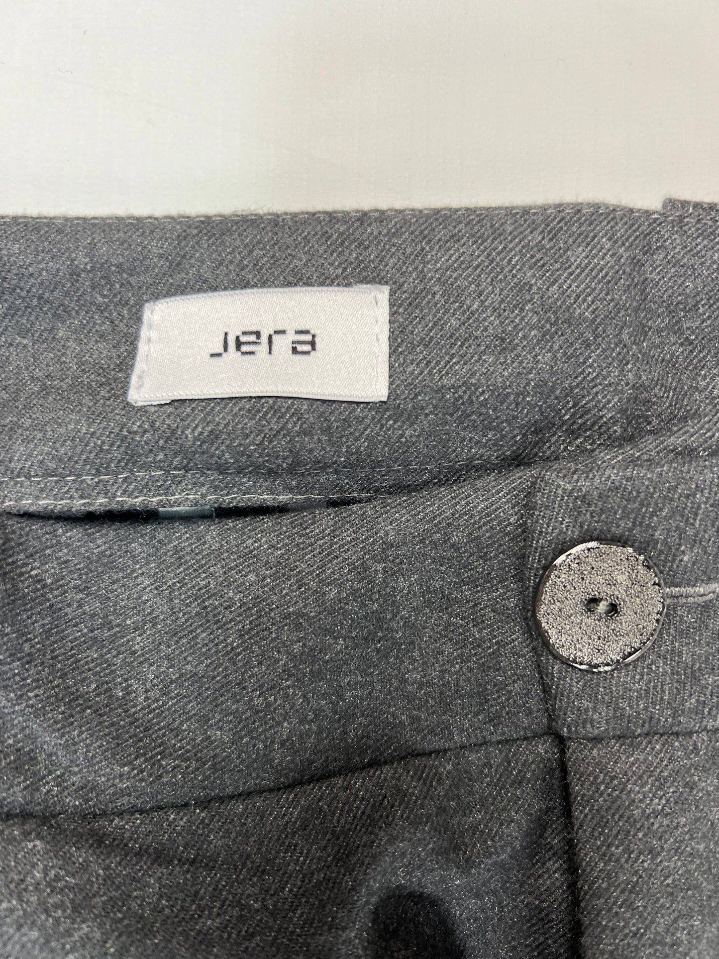 Jera Grey STACKED WOOL Pants SZ:L
