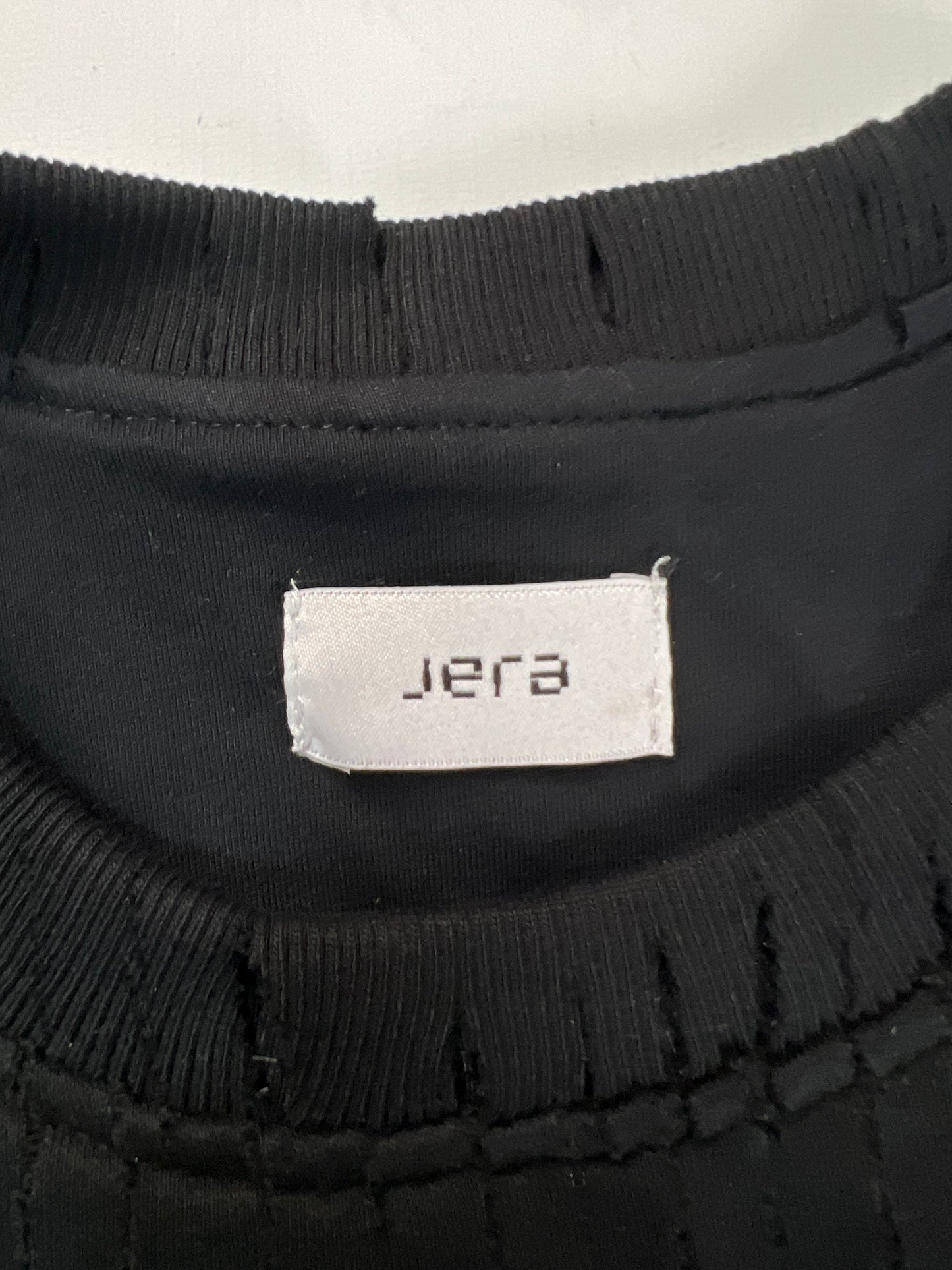 Jera Distressed laser cut Black longsleeve SZ:S|XL