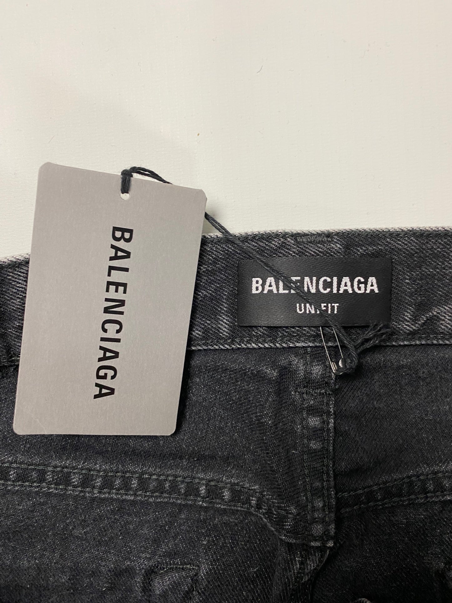 Balenciaga FALL22 lost tape flared grey jeans SZ:XS|M