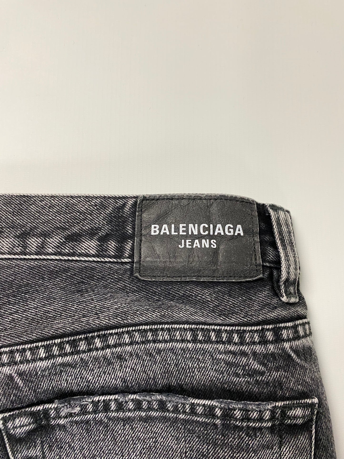 Balenciaga FALL22 lost tape flared grey jeans SZ:XS|M