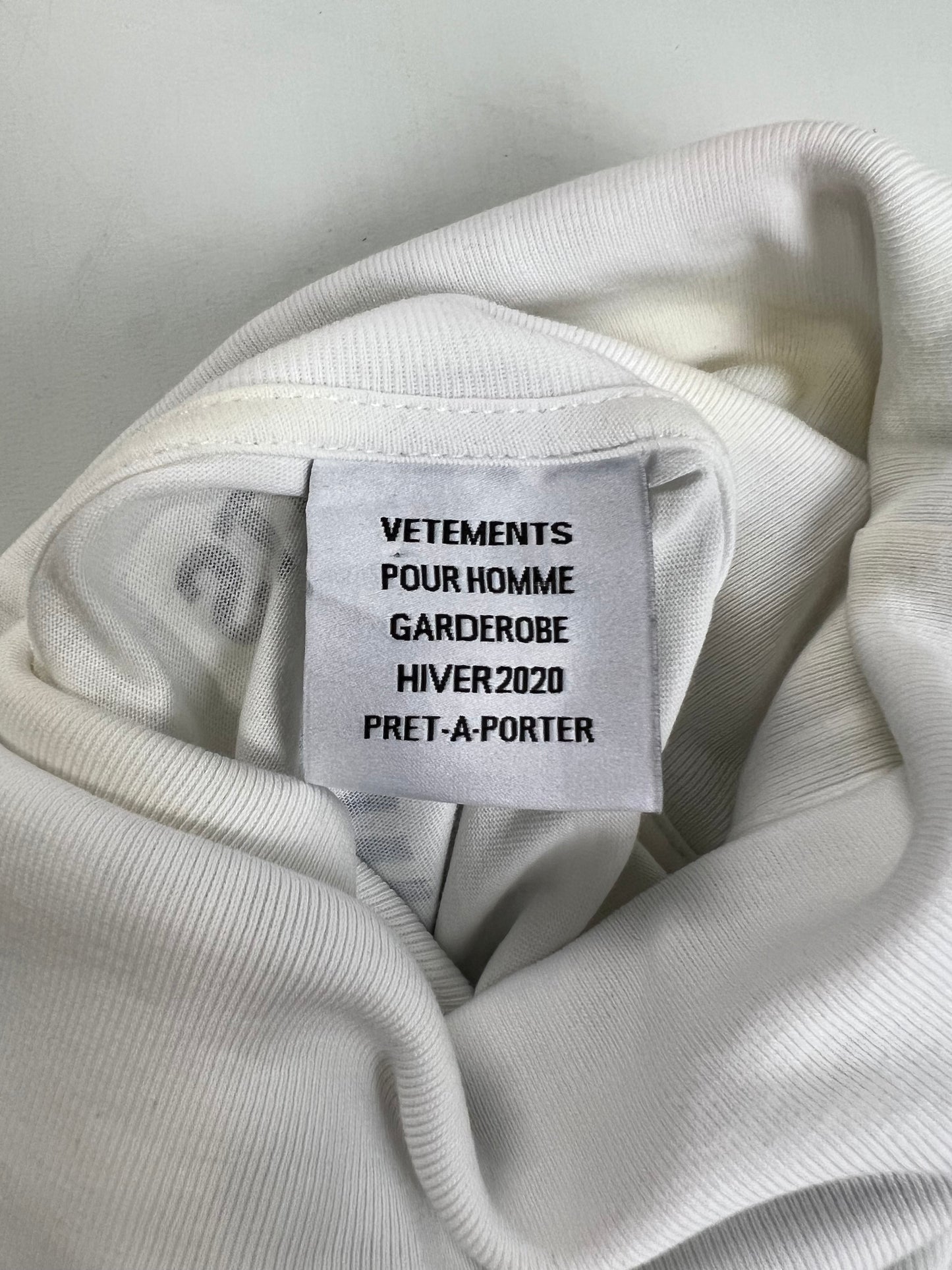 Vetements AW19 Error 404 turtleneck long sleeve SZ:L