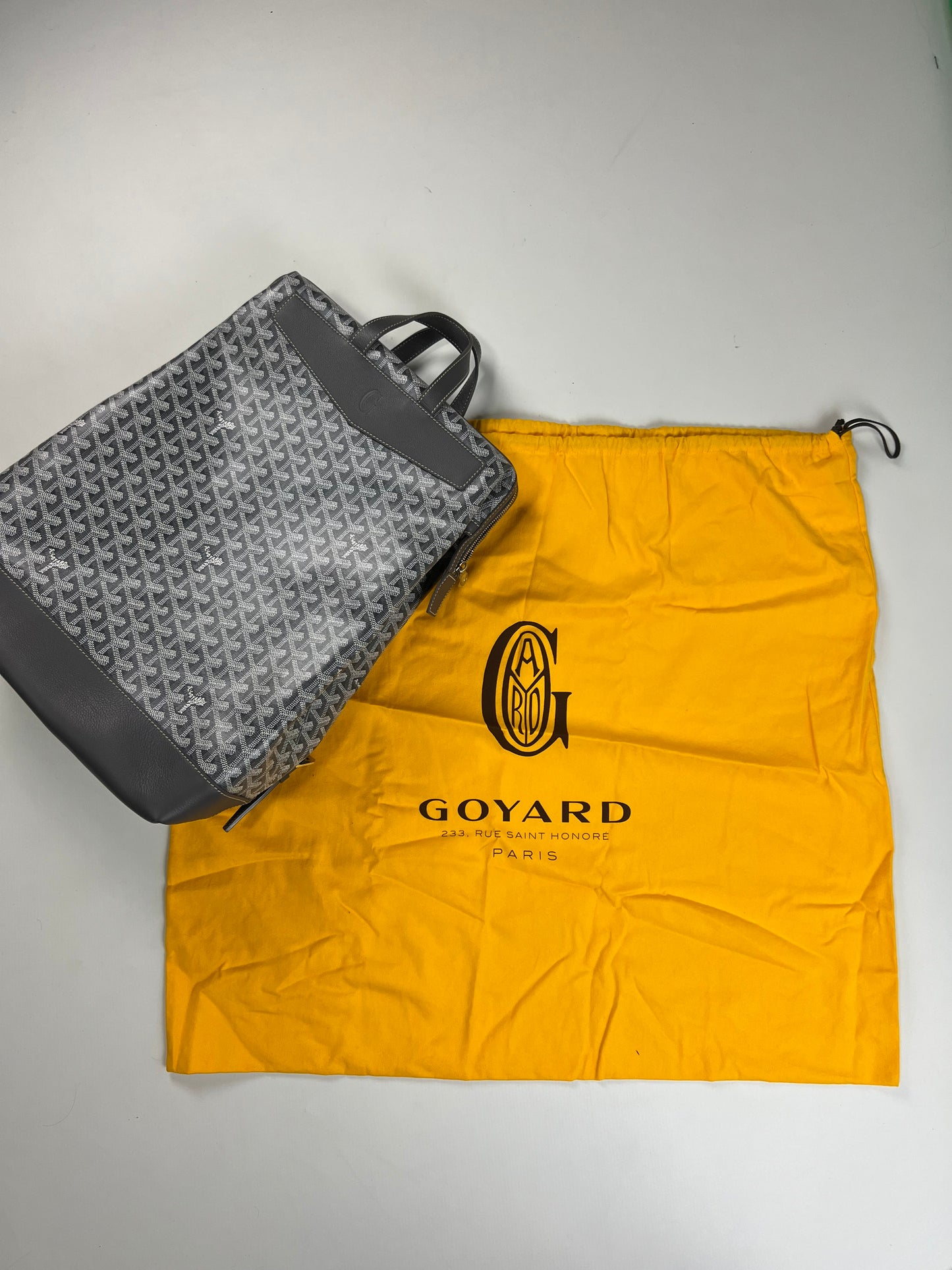 Goyard cisalpin Backpack in grey goyardine SZ:OS