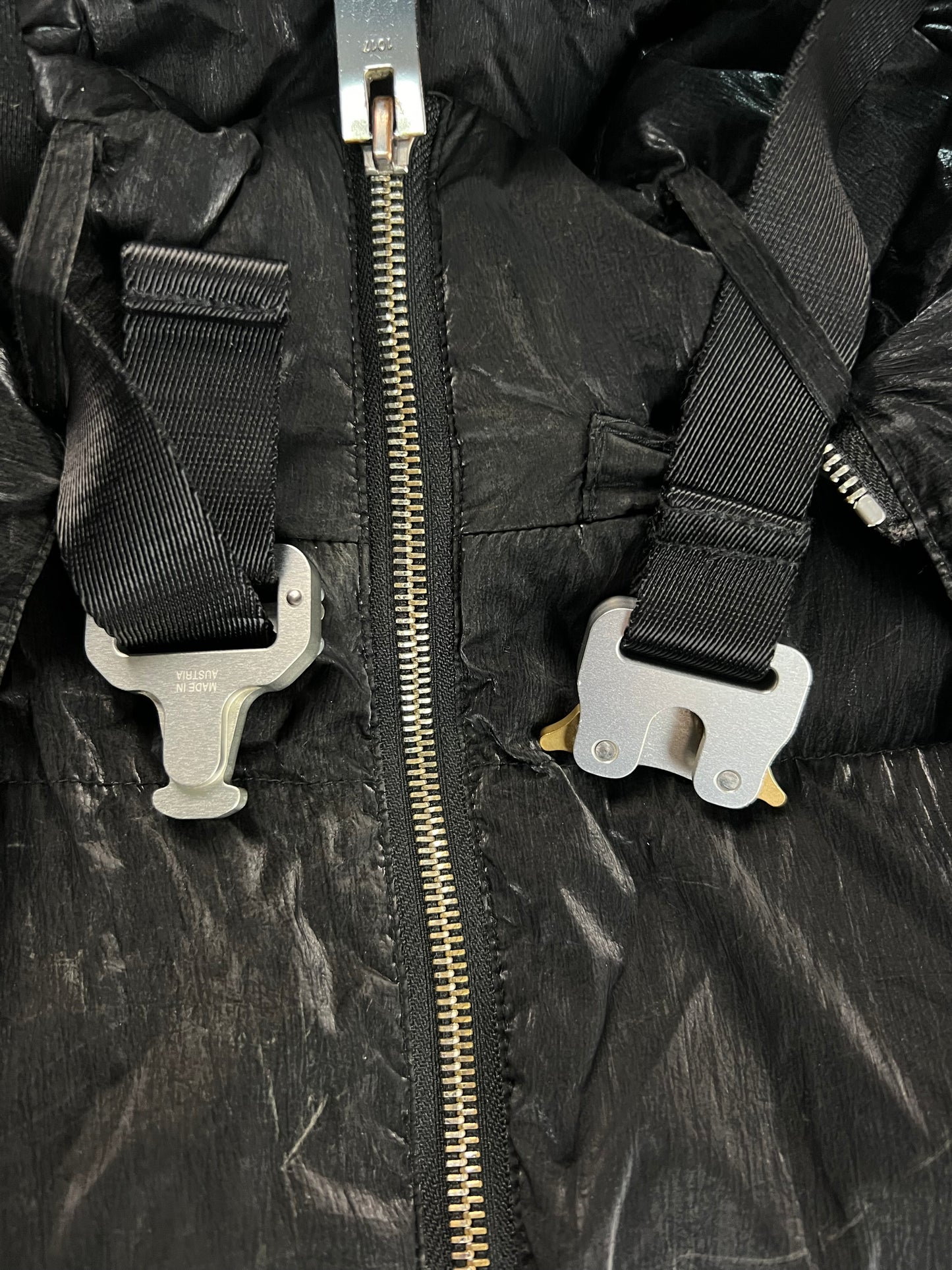 Alyx Studios Night Rider Puffer Jacket in black SZ:S