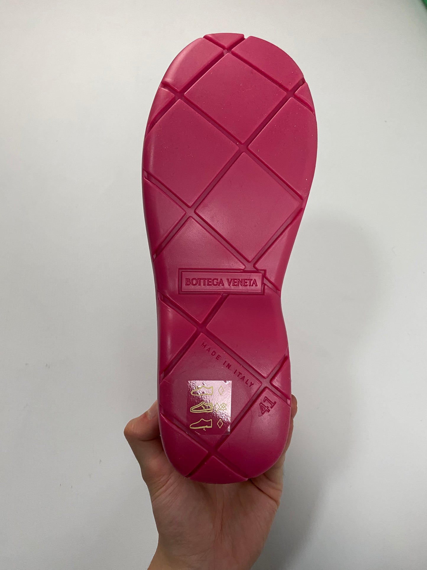 Bottega Veneta by Daniel Lee puddle boots in candy pink SZ:8/EU41