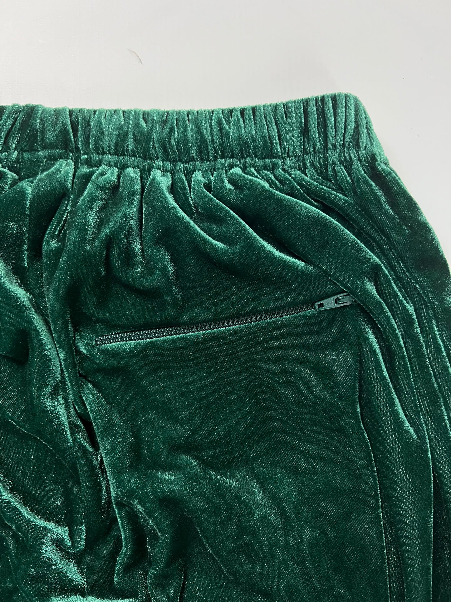 Balenciaga AW17 runway baggy Green velvet Sweatpants SZ:S