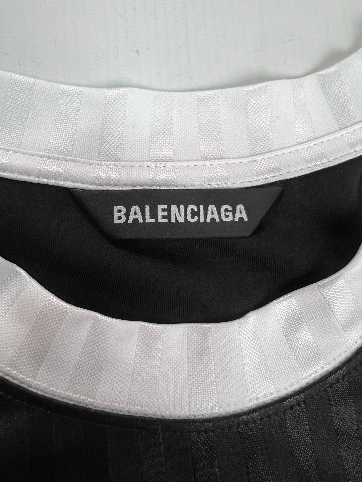 Balenciaga SS22 runway Soccer hood Scarf Black SZ:M