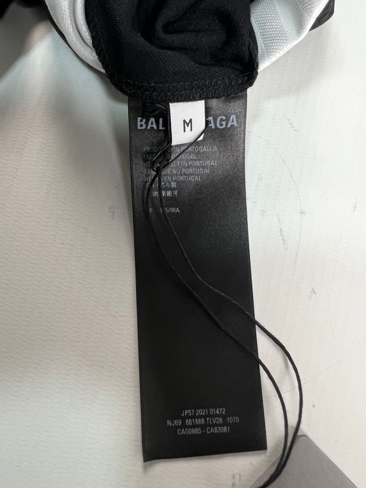 Balenciaga SS22 runway Soccer hood Scarf Black SZ:M