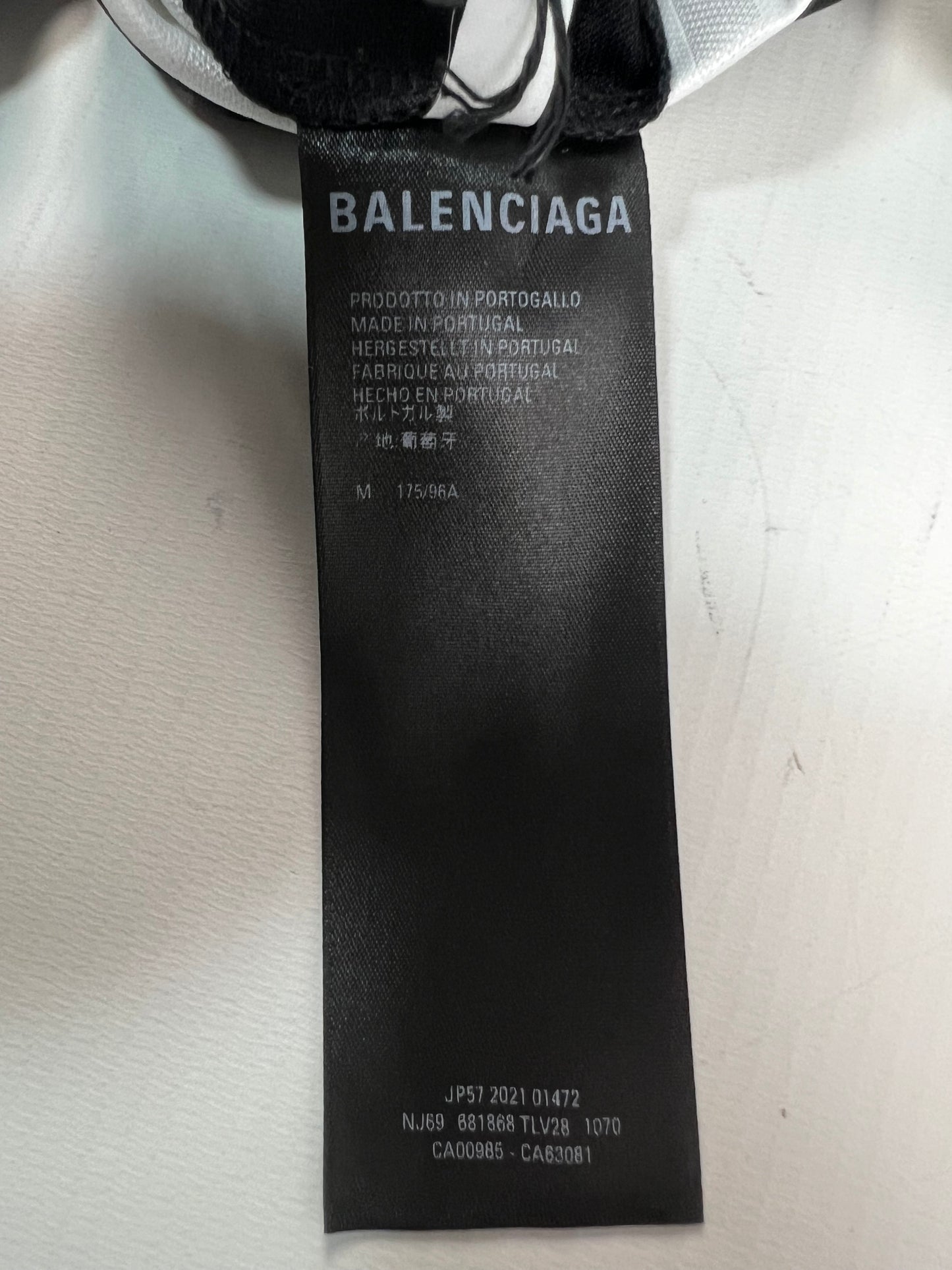 Balenciaga SS22 runway Soccer hood Scarf Black SZ:M