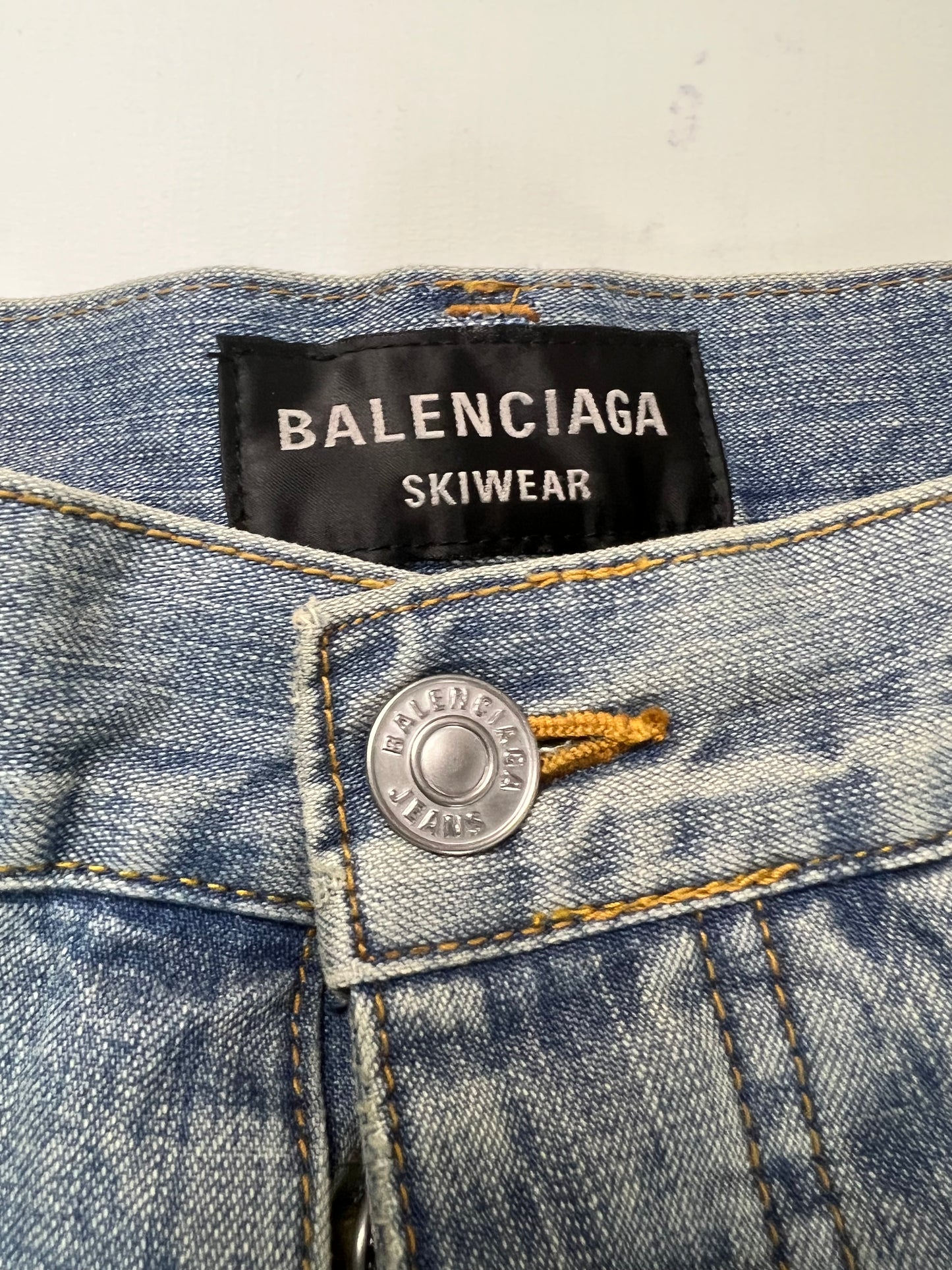 Balenciaga Skiwear Waterproof Denim Jeans SZ:W28|29