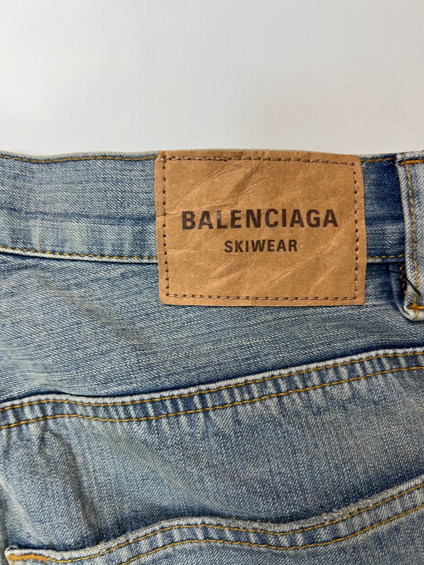 Balenciaga Skiwear Waterproof Denim Jeans SZ:W28|29