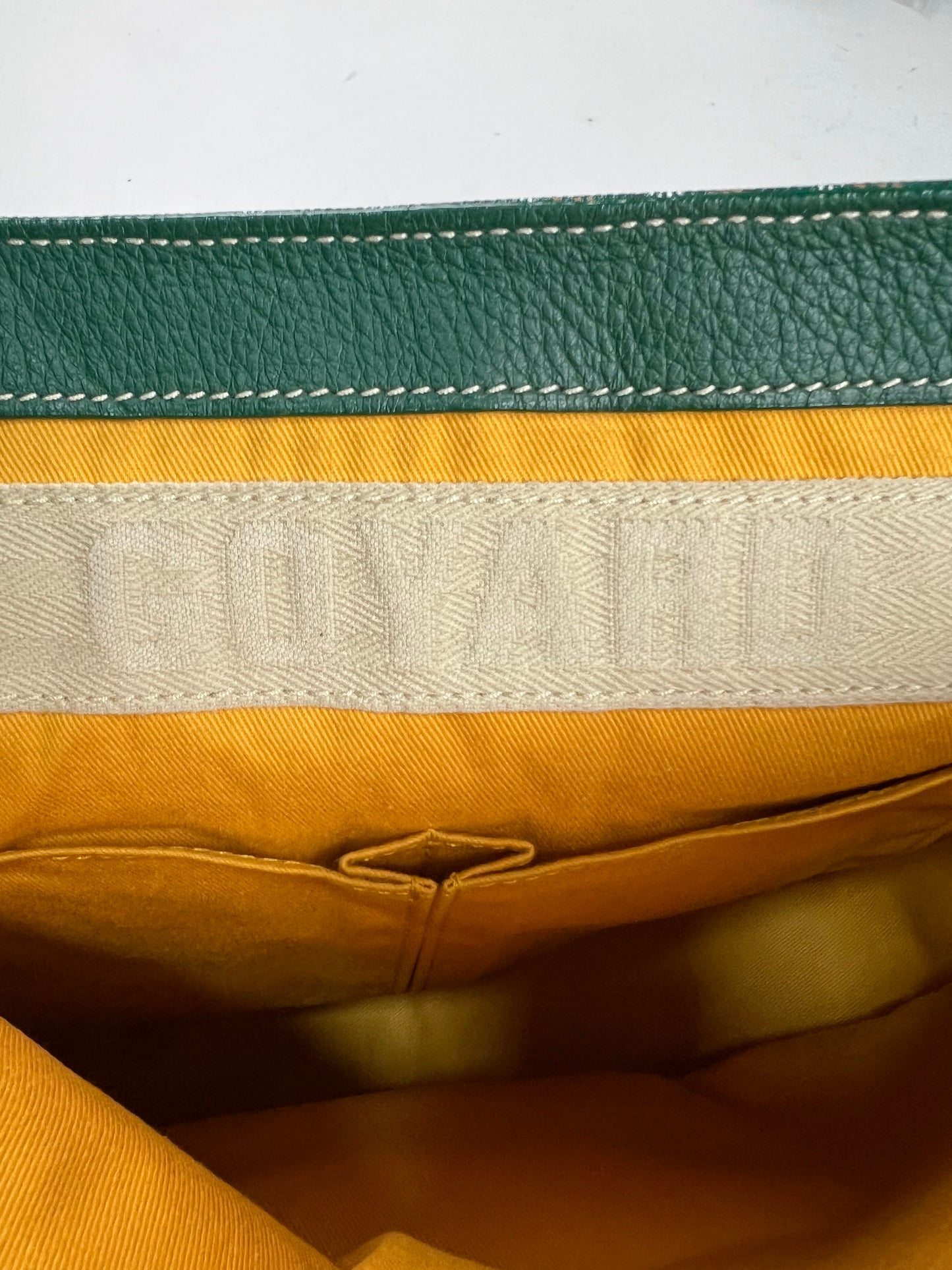 Goyard GRAND BLEU MM Messenger Bag Green SZ:OS