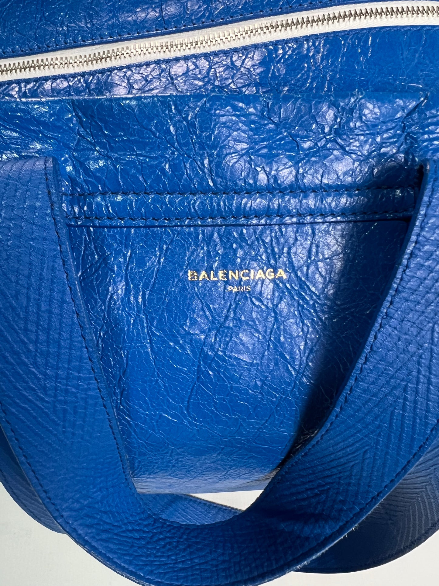 Balenciaga SS17 IKEA large runway tote Bag Blue SZ:OS