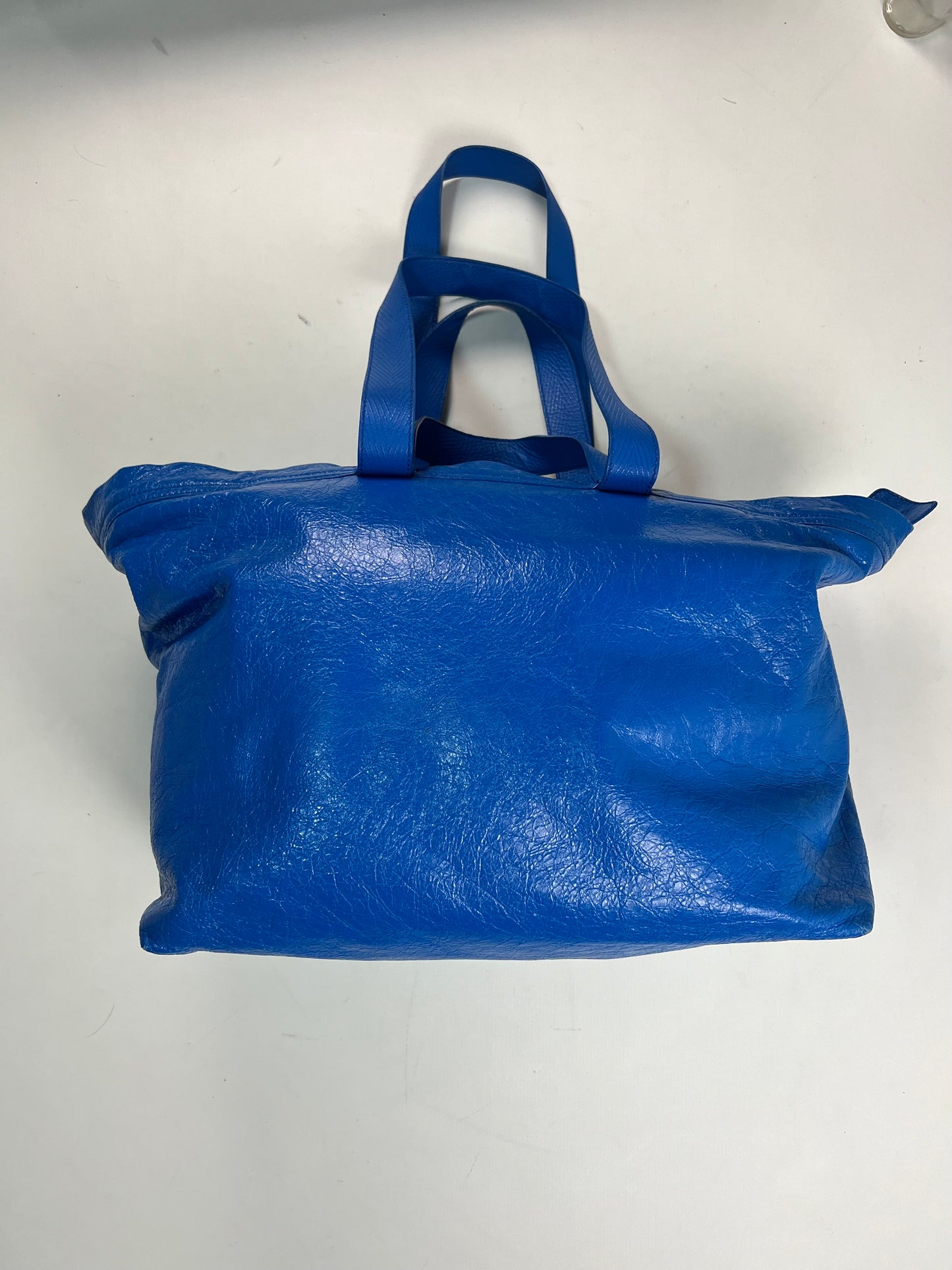 Balenciaga SS17 IKEA large runway tote Bag Blue SZ:OS