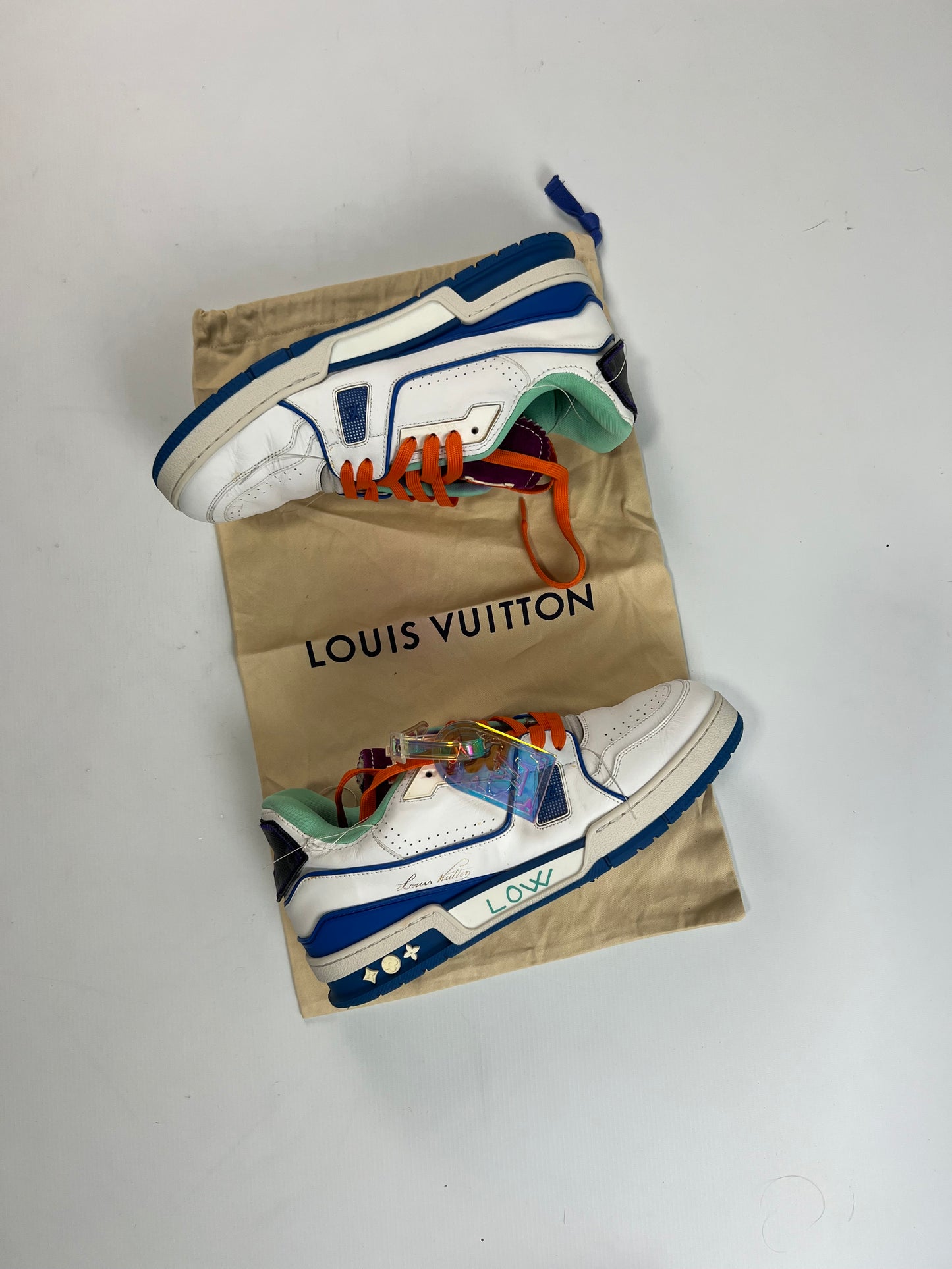 Louis Vuitton upcycled  1/200 ST TROPEZ exclusive trainer Sneaker SZ:9 1/2
