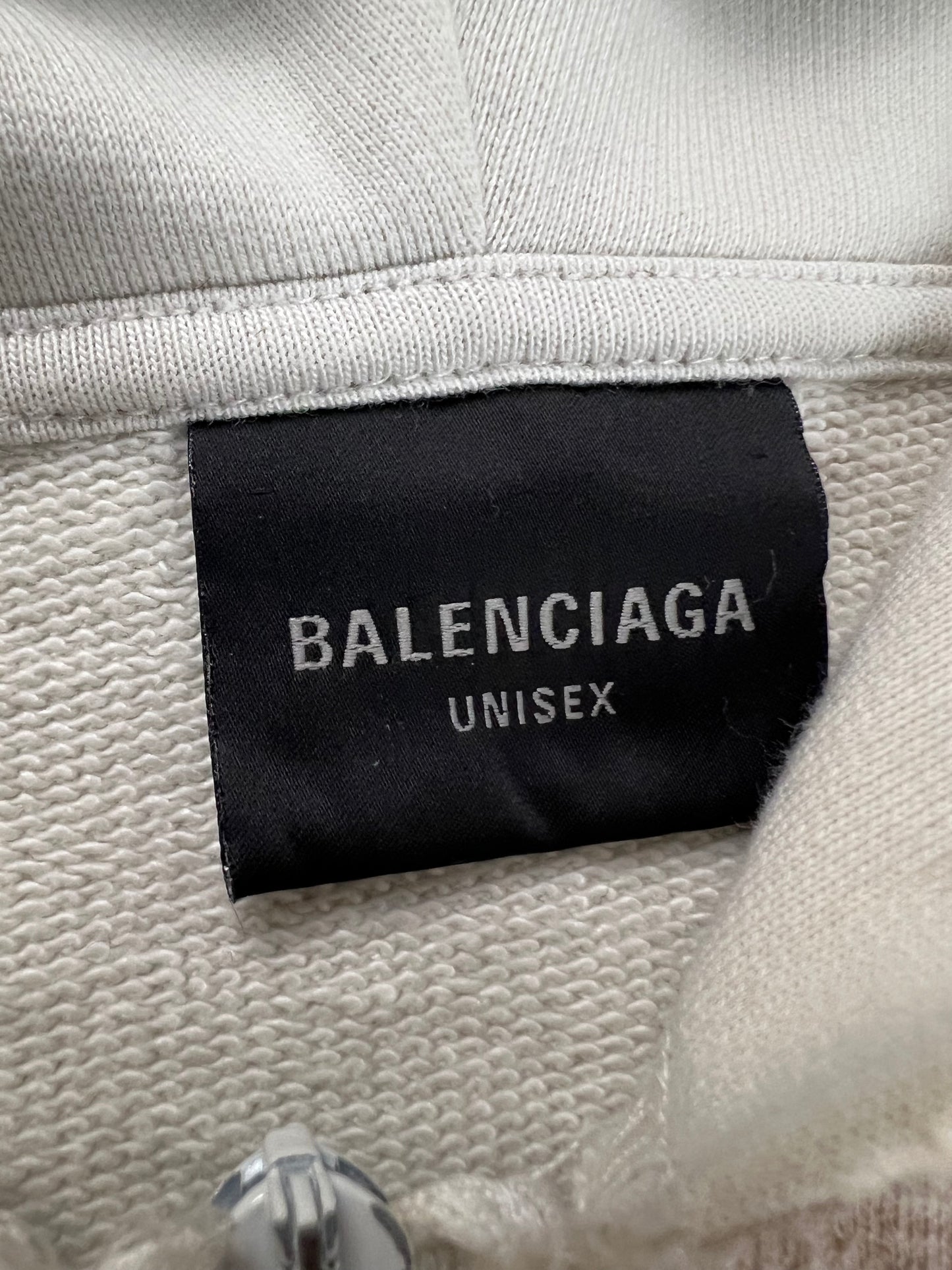 Balenciaga Muddy DIRTY Distressed Zip-up POLO Hoodie PHOTO Sample SZ:OS