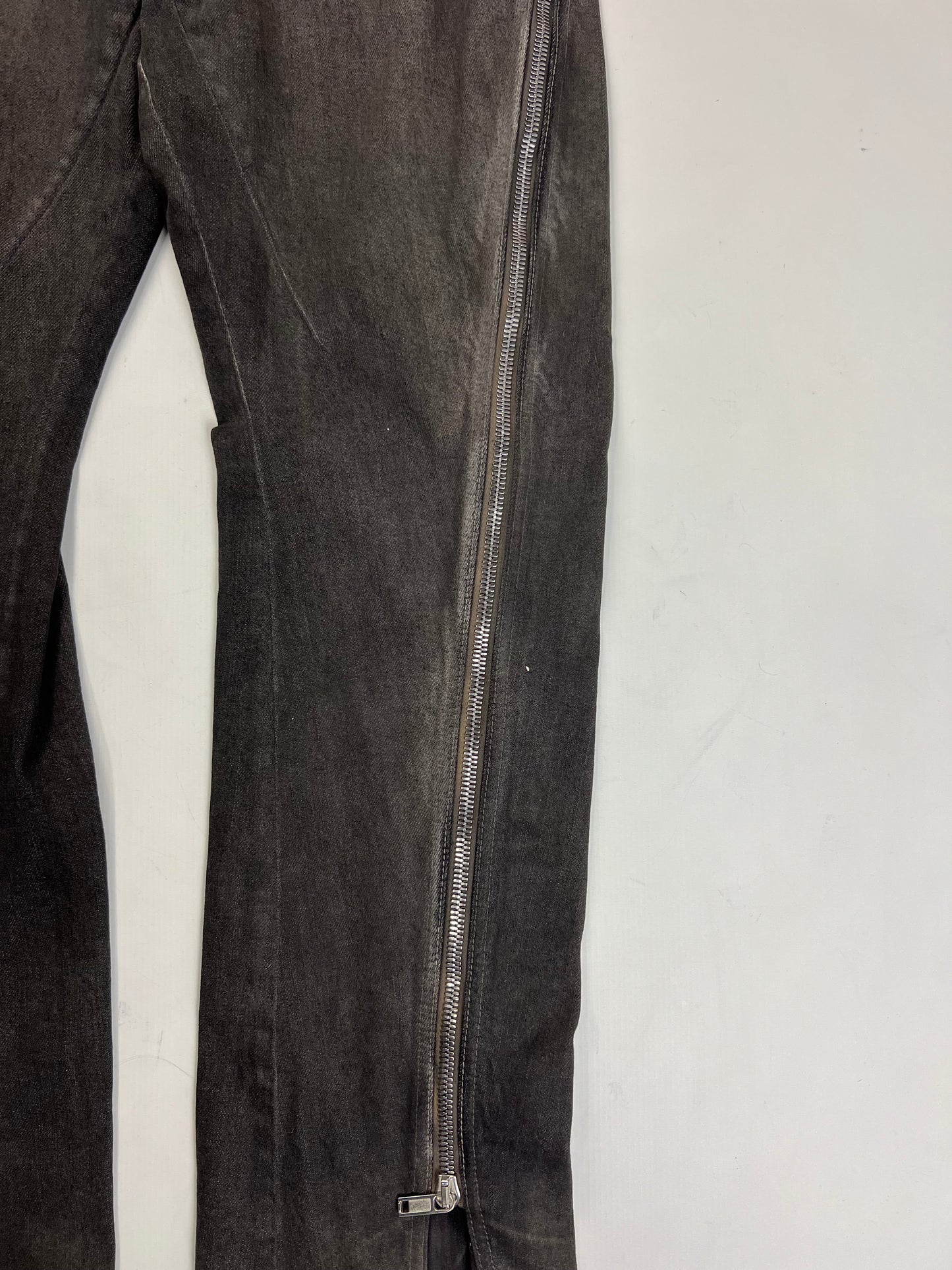 Rick Owens AW22 BOLAN Banana Zip Jeans SZ:W31