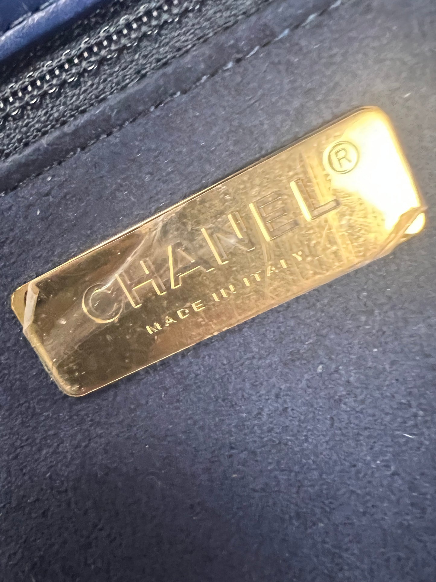 CHANEL X PHARELL XXL CF CLASSC FLAP BAG IN BLUE SZ:OS