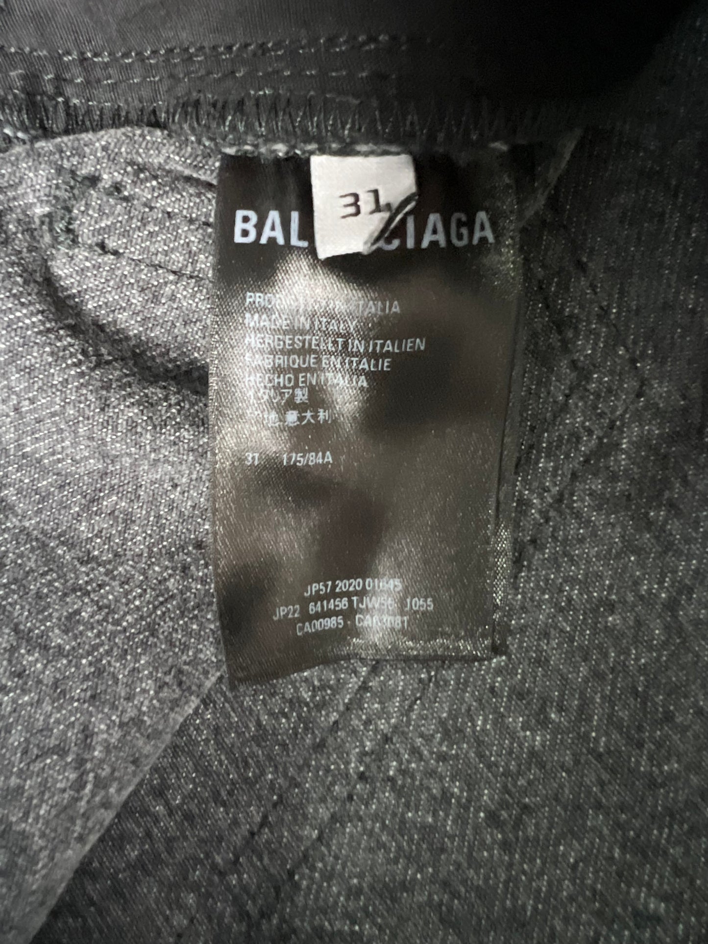 Balenciaga baggy Camo Jeans SZ:W31