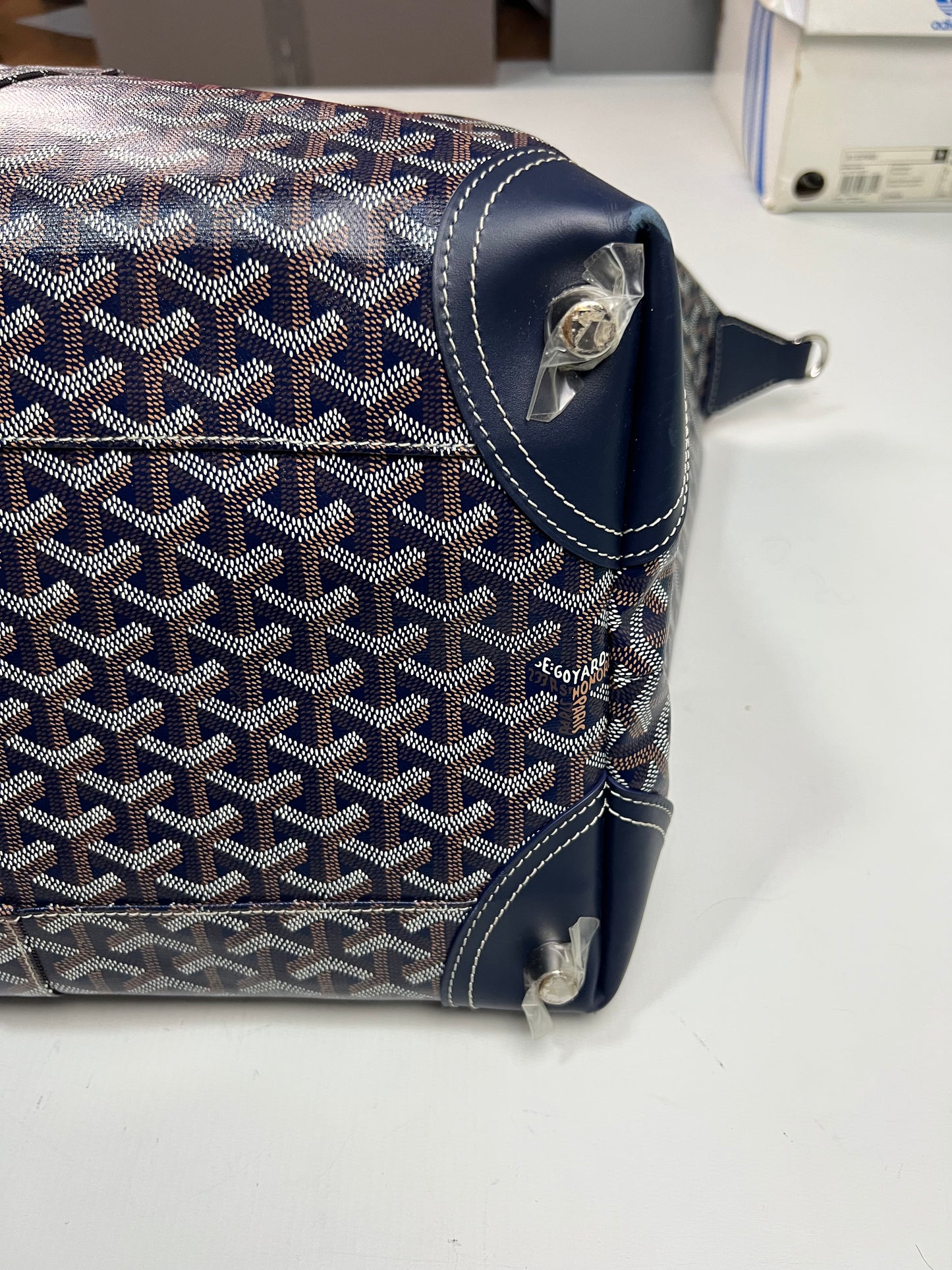 Goyard Boeing 55 Duffle Bag Navy Blue SZ:OS