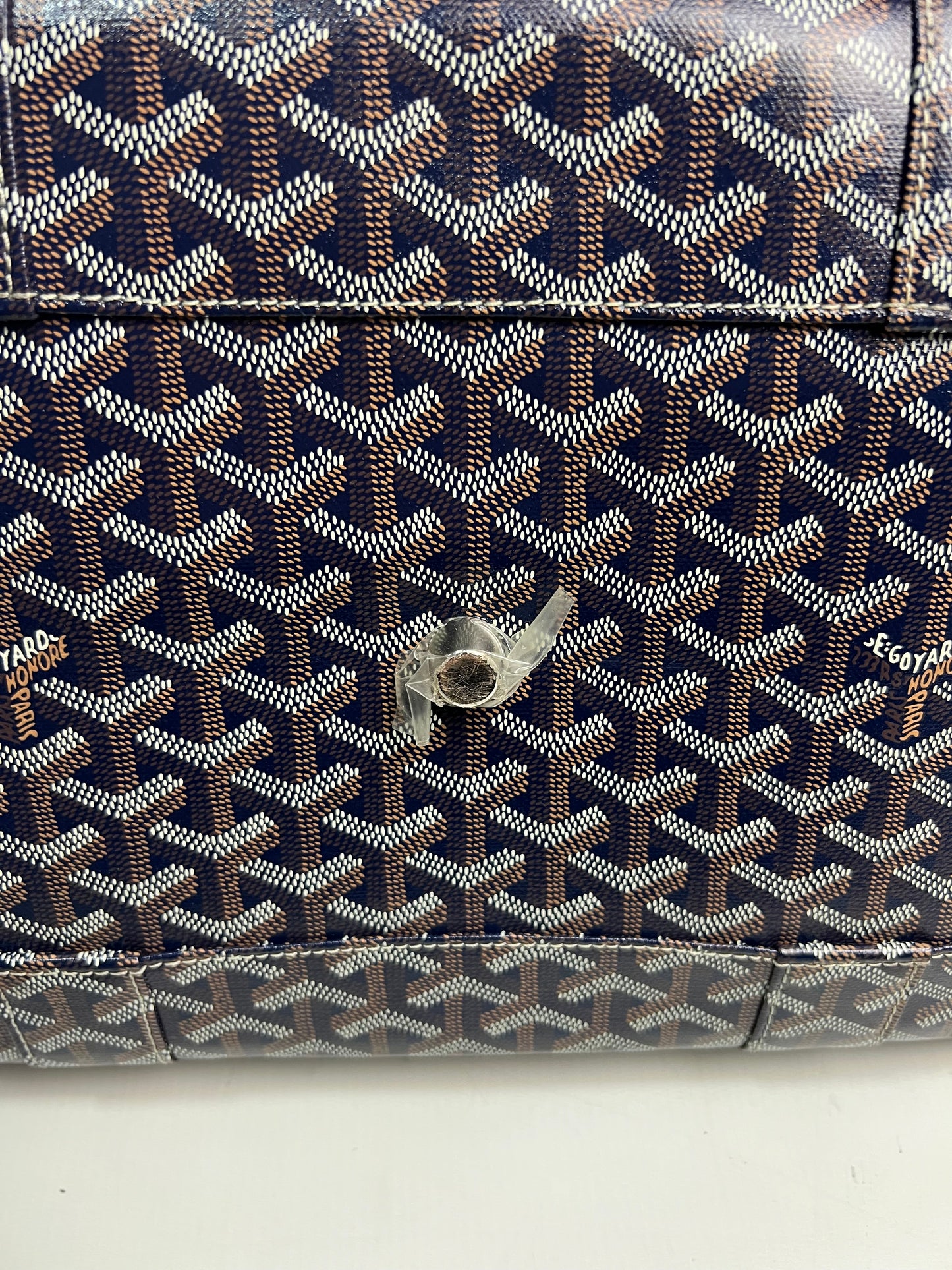 Goyard Boeing 55 Duffle Bag Navy Blue SZ:OS