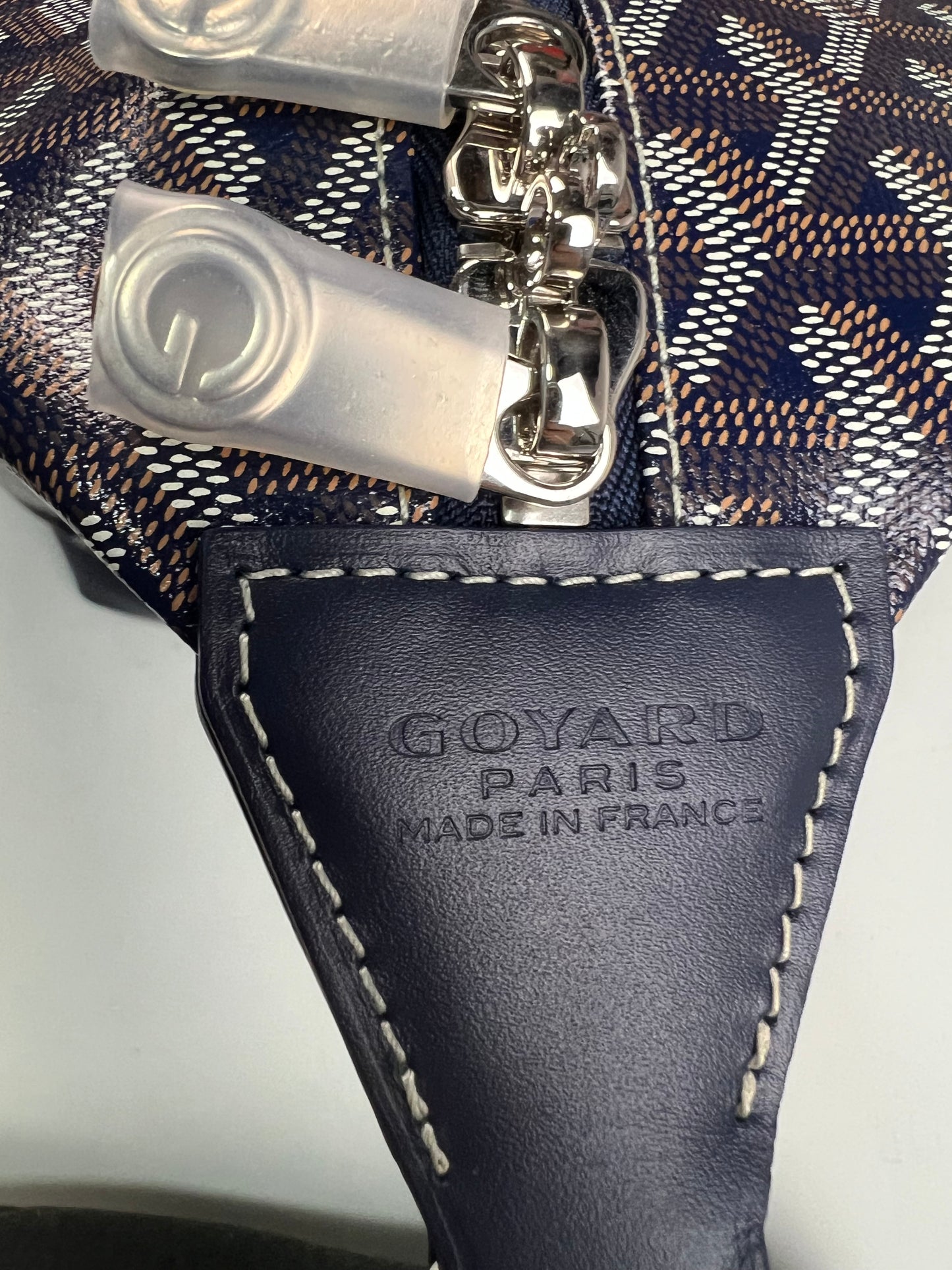 Goyard Boeing 55 Duffle Bag Navy Blue SZ:OS