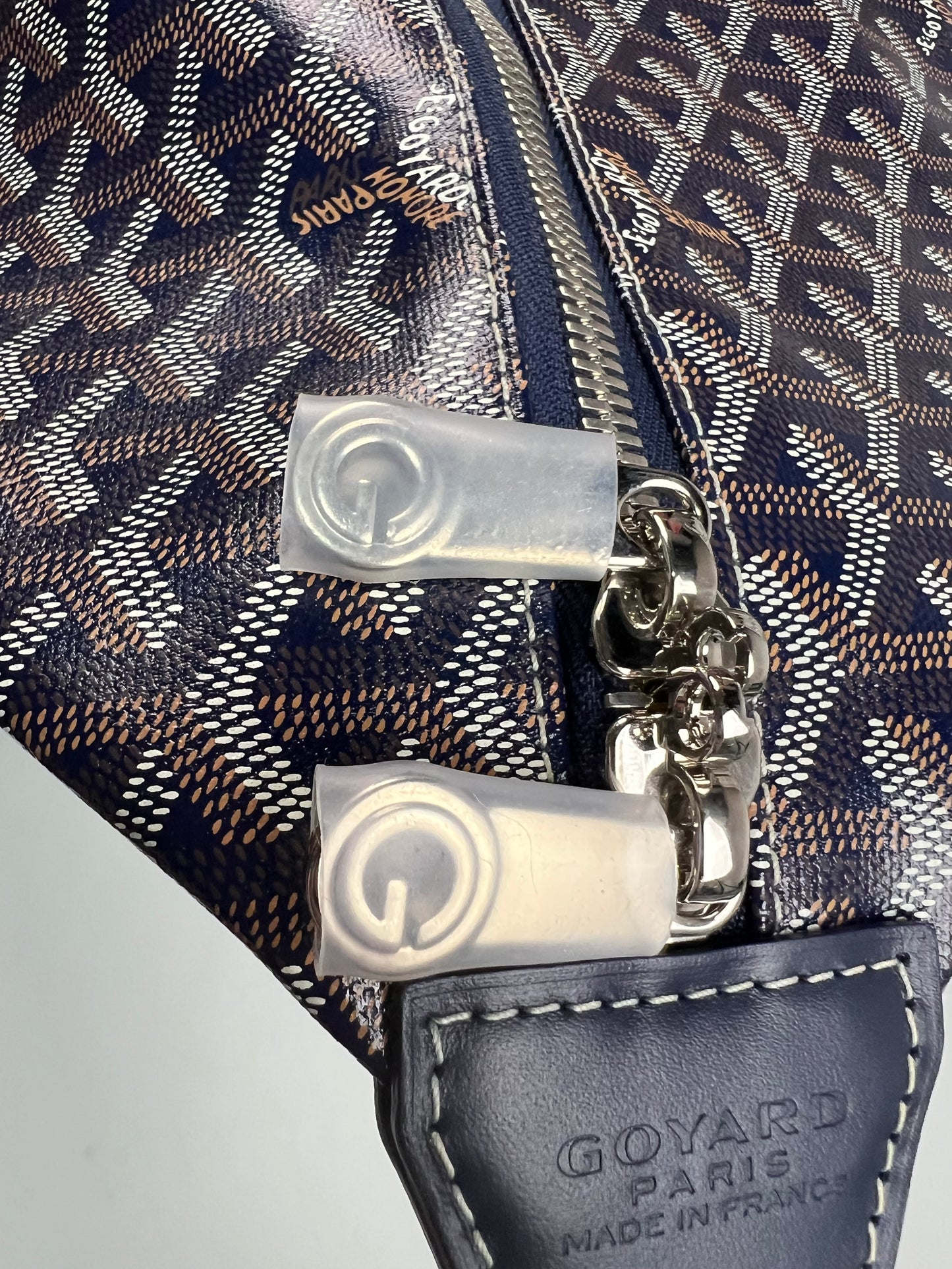 Goyard Boeing 55 Duffle Bag Navy Blue SZ:OS