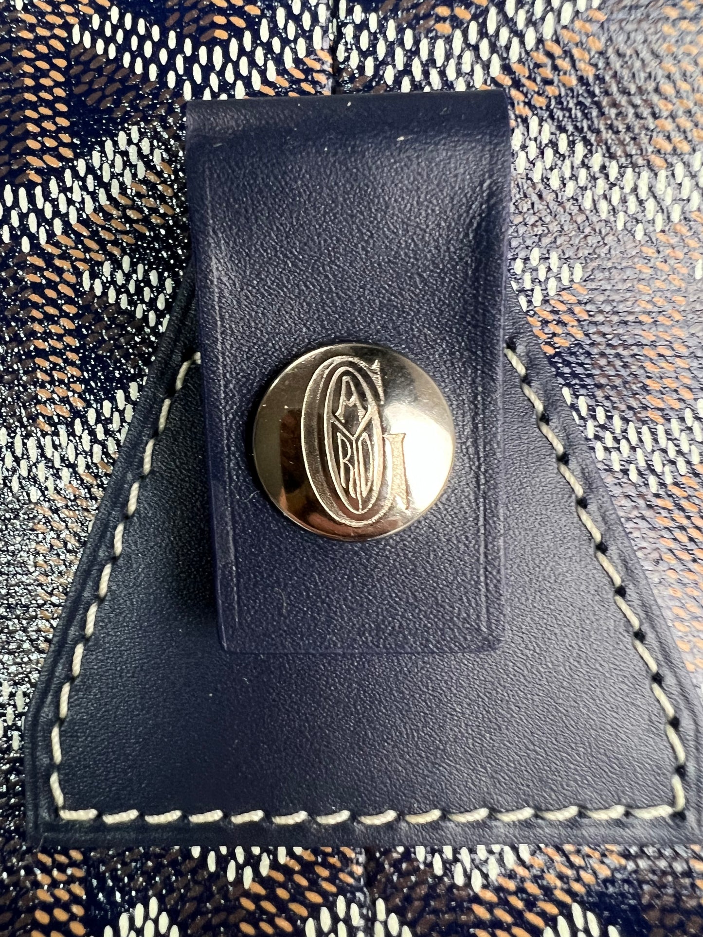 Goyard Boeing 55 Duffle Bag Navy Blue SZ:OS