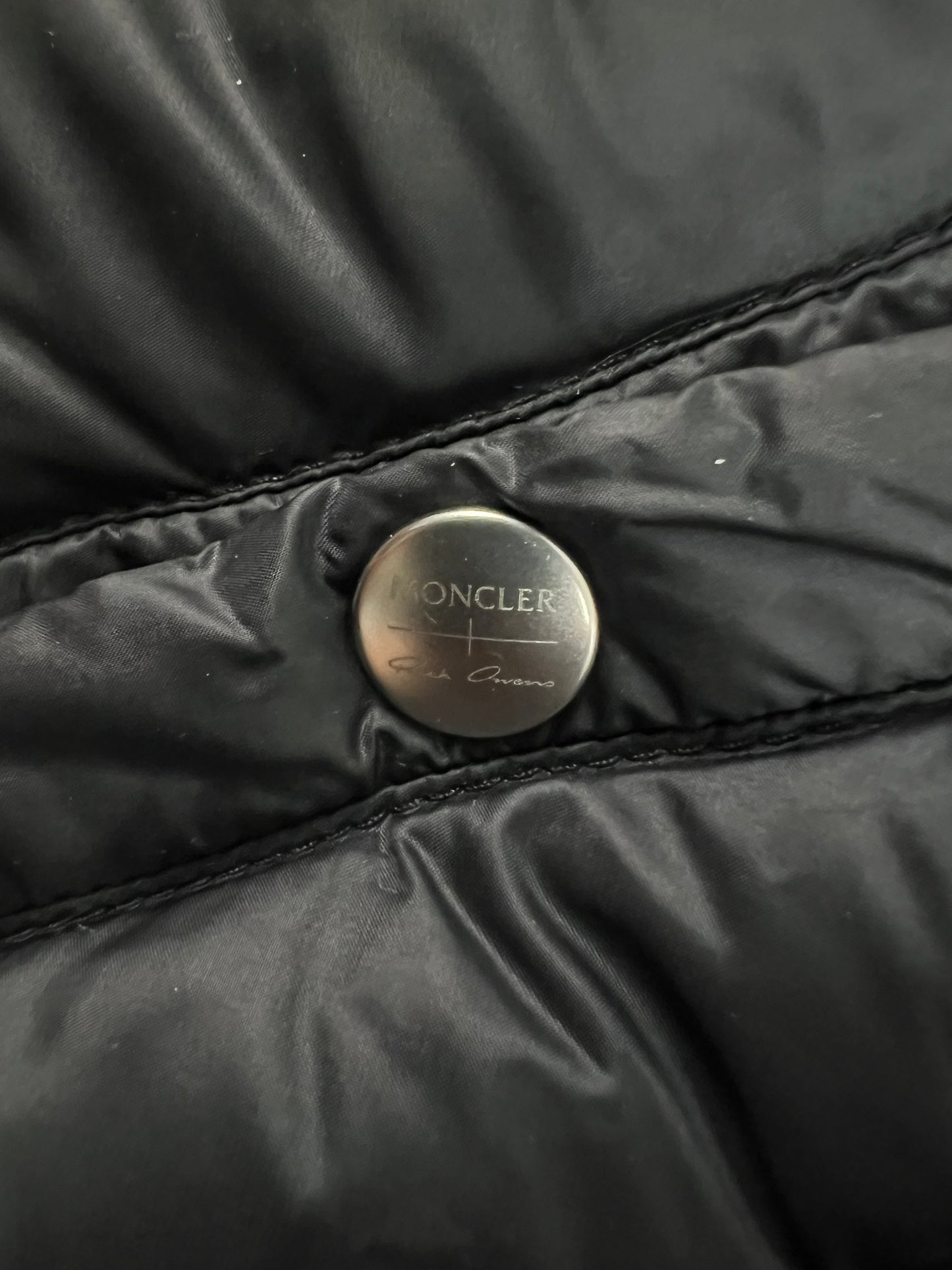 Rick Owens x Moncler tonopah down filled puffer jacket SZ:0