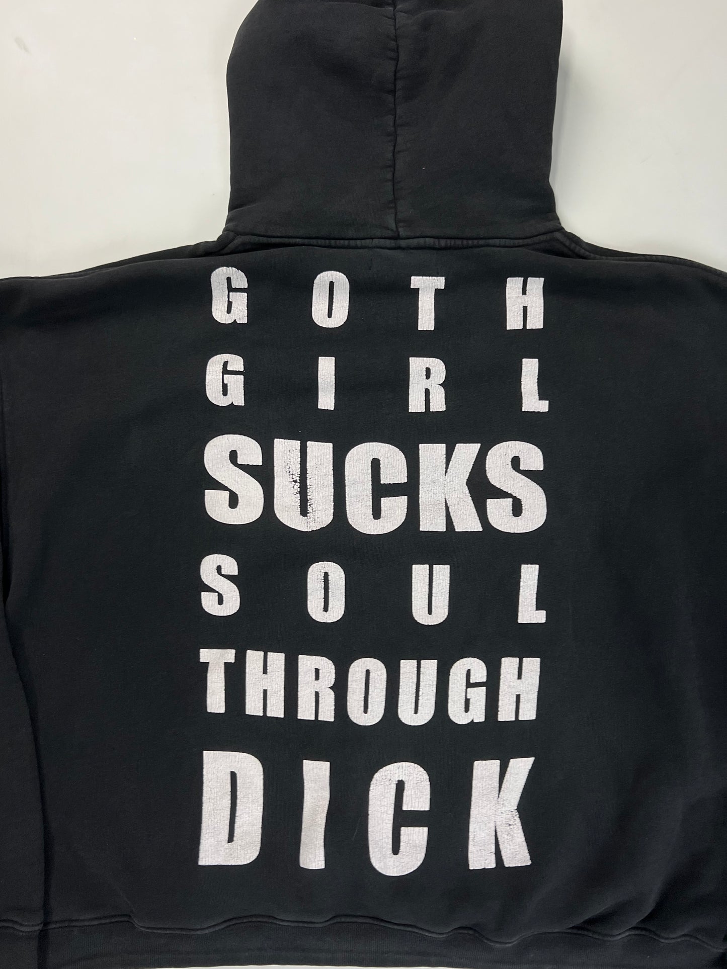 E.R.D Goth Girl Sucks D Hoodie SZ:M