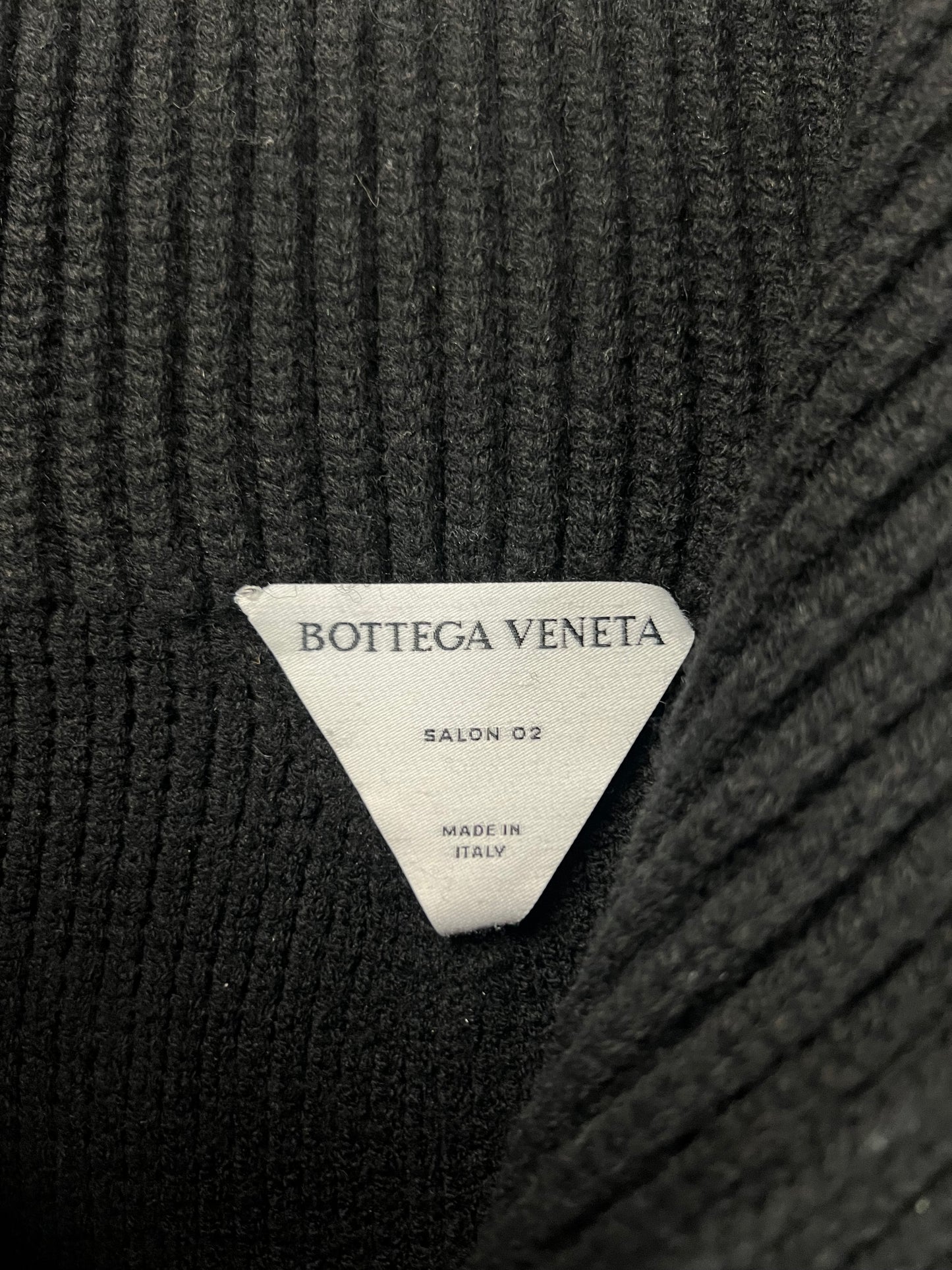 Bottega Veneta Daniel LEE Knitted Shetland  wool chimney collar button Sweater SZ:L