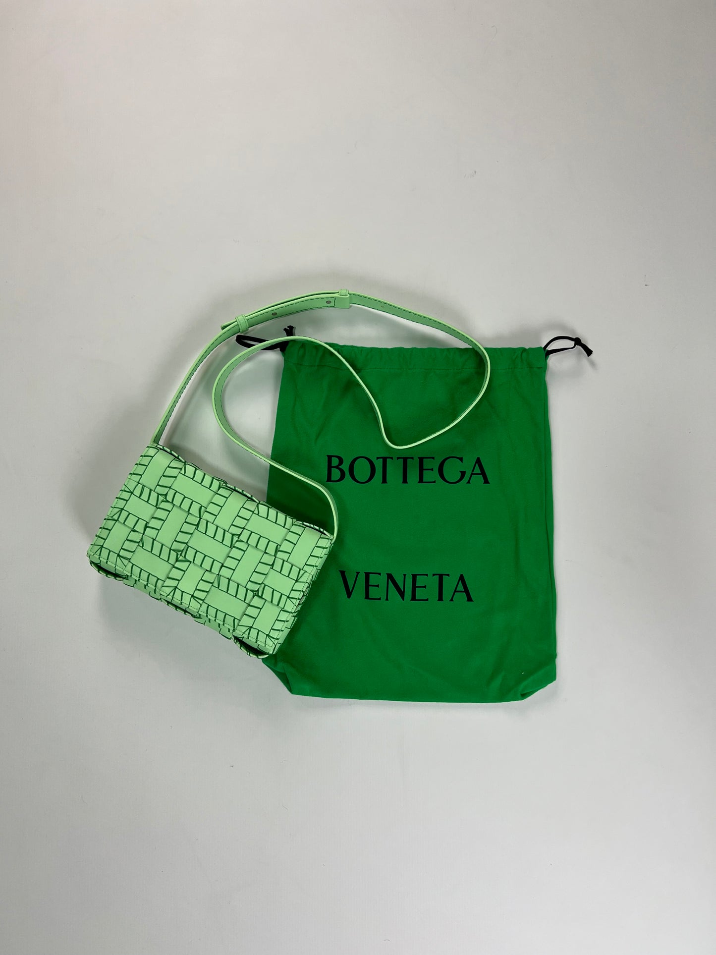 Bottega Veneta Green wasabi cassette intrecciato Bag SZ:OS