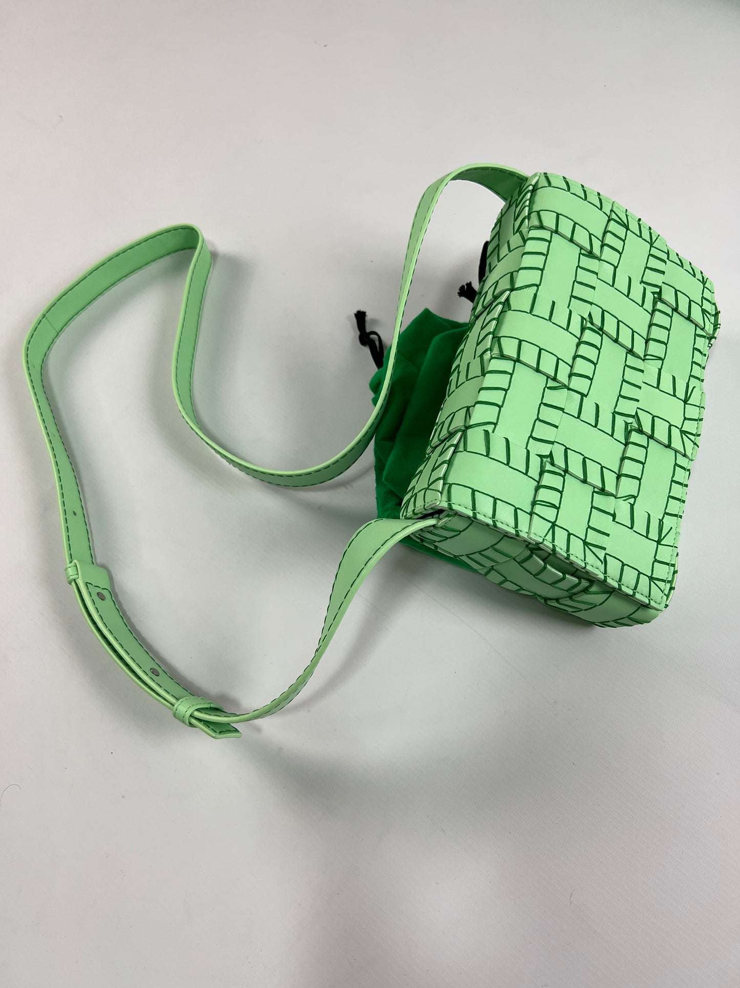 Bottega Veneta Green wasabi cassette intrecciato Bag SZ:OS