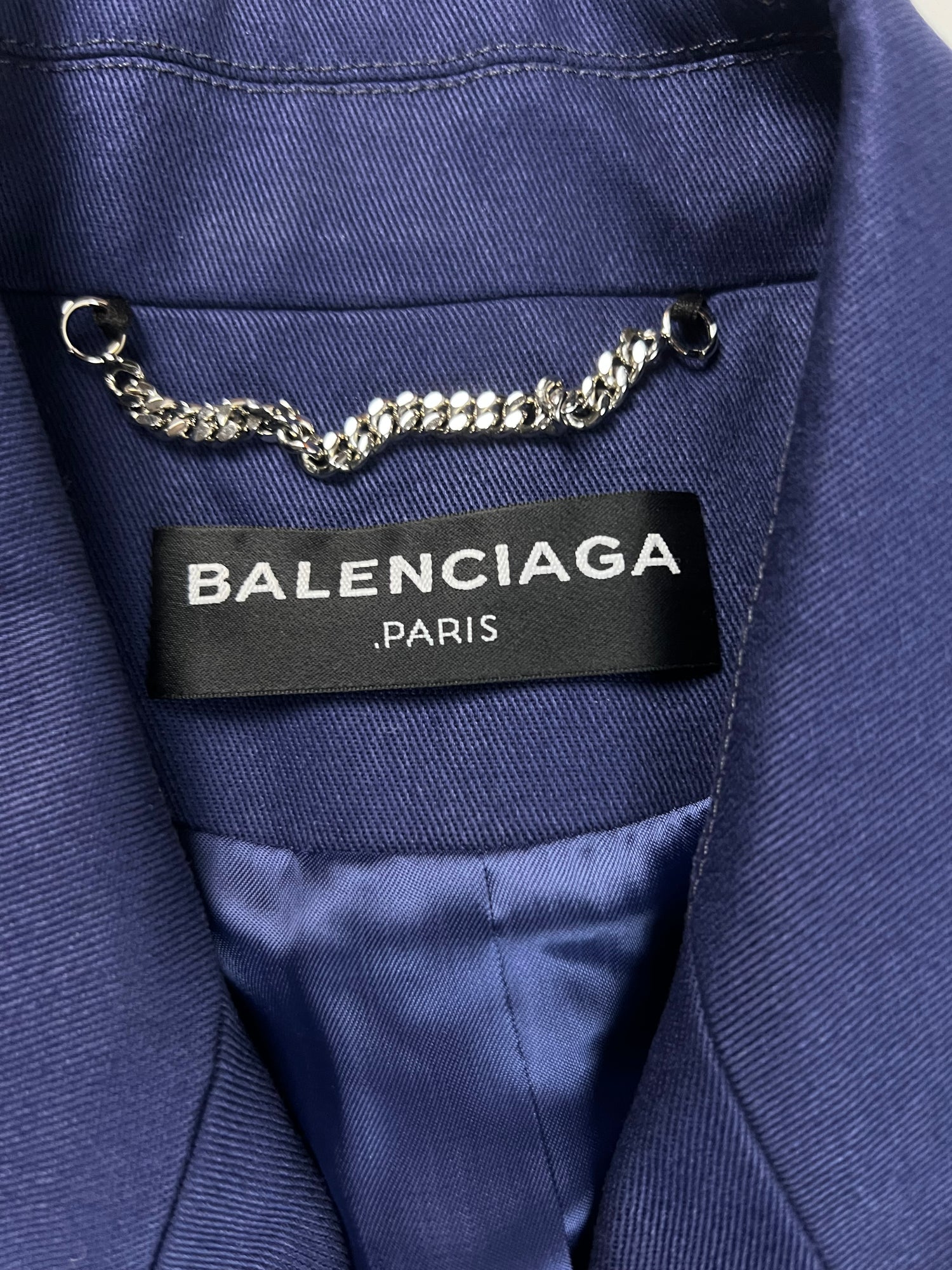 Balenciaga SS17 Runway cropped military officer Jacket with