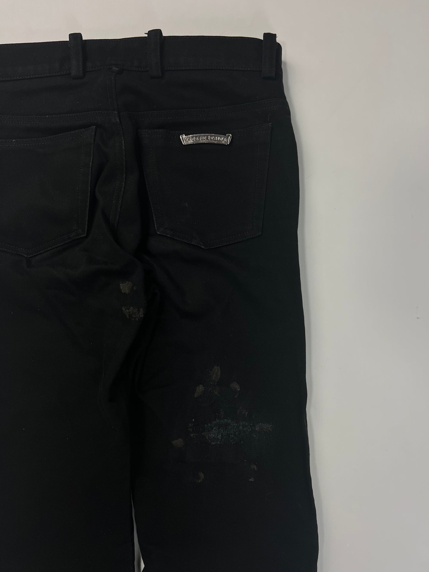 Chrome Hearts Stained le fleur Jeans SZ:W28