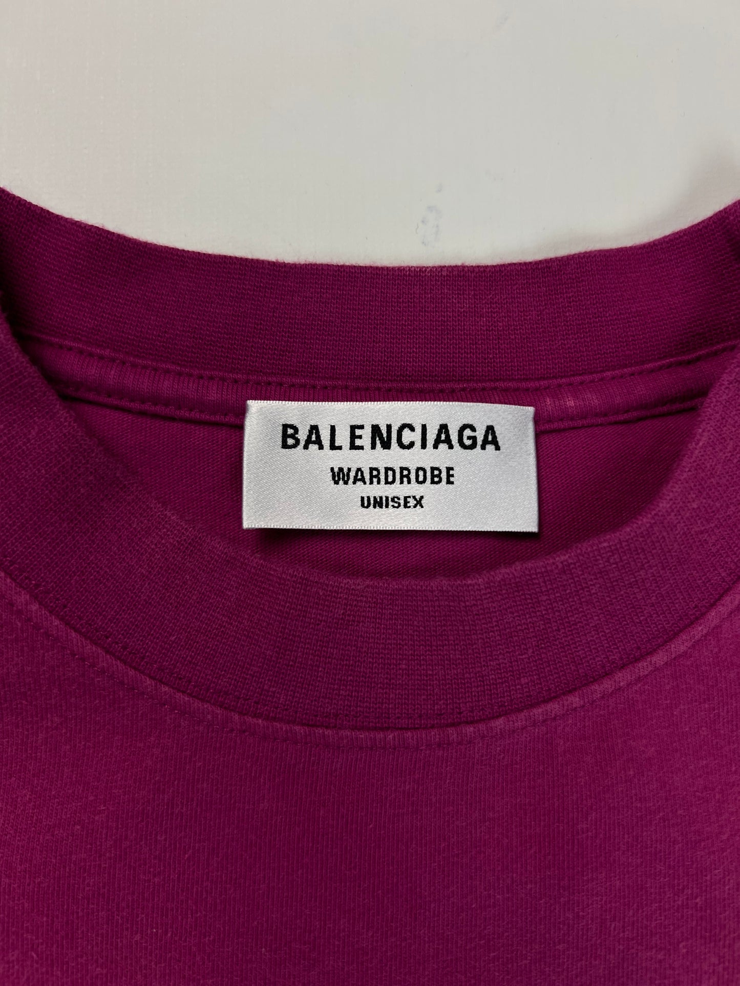 Balenciaga washed out pink political campaign logo T-Shirt SZ:XS