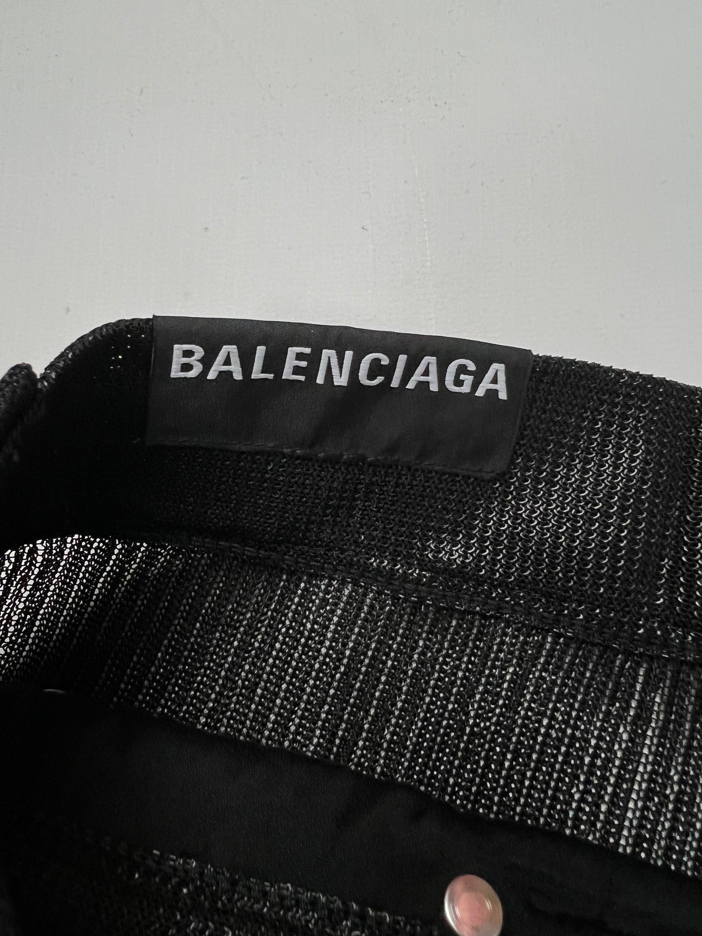 BalenciagaAW23 Translucent Transparent Pants in rubbered cotton knit SZ:M