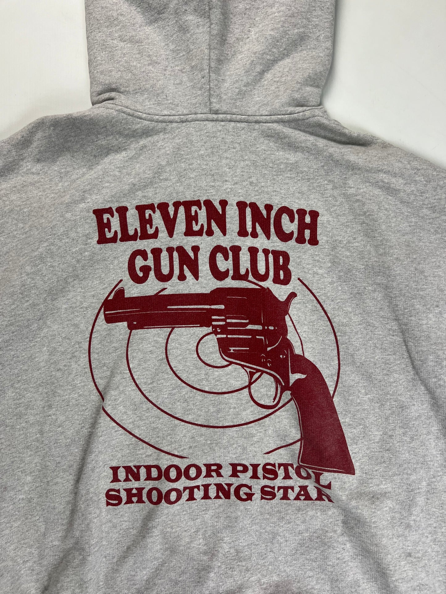 Vetements AW16 Eleven Inch Gun Club Hoodie Grey SZ:M