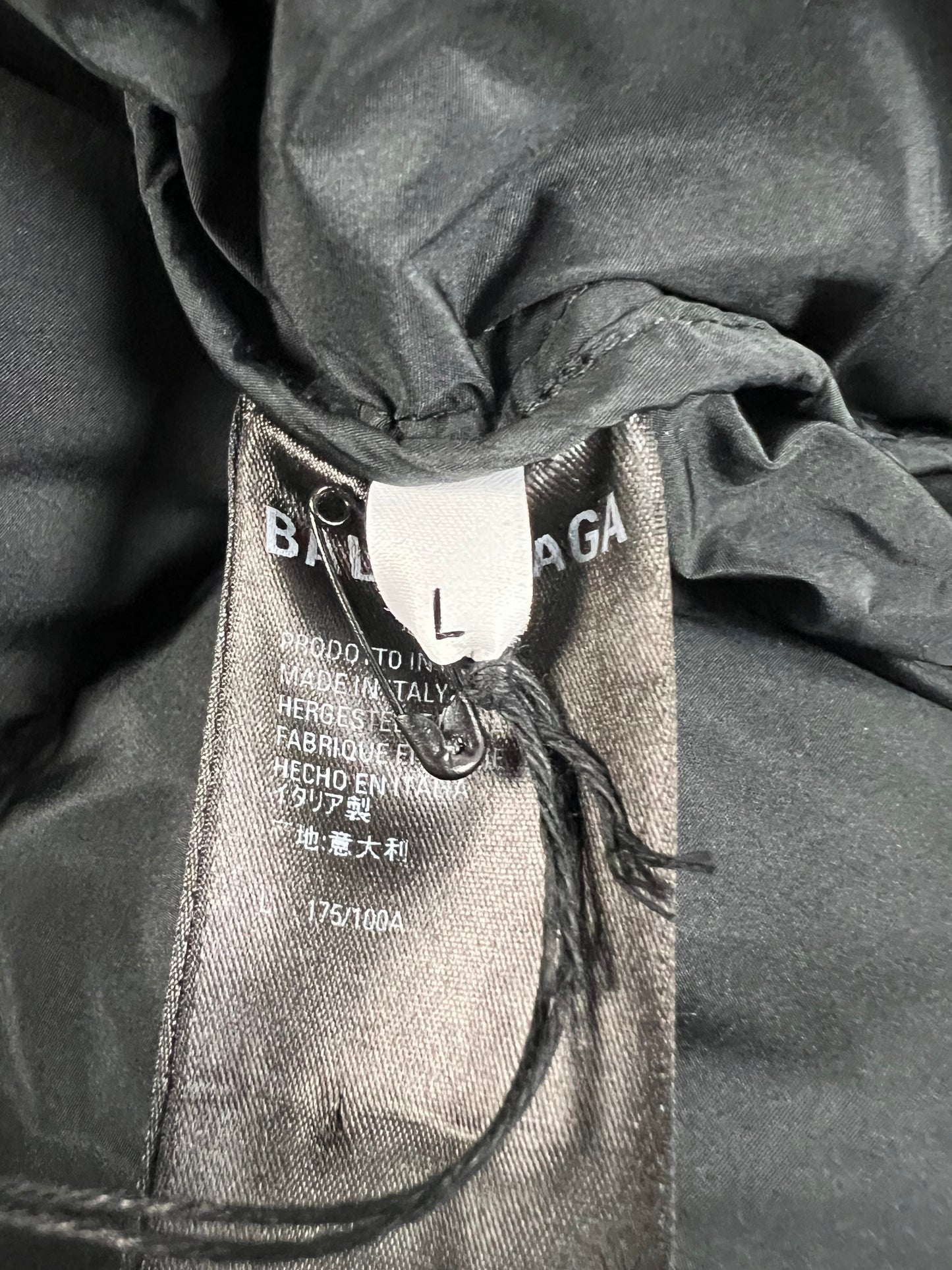 Balenciaga Sporty B oversized Puffer Jacket SZ:L