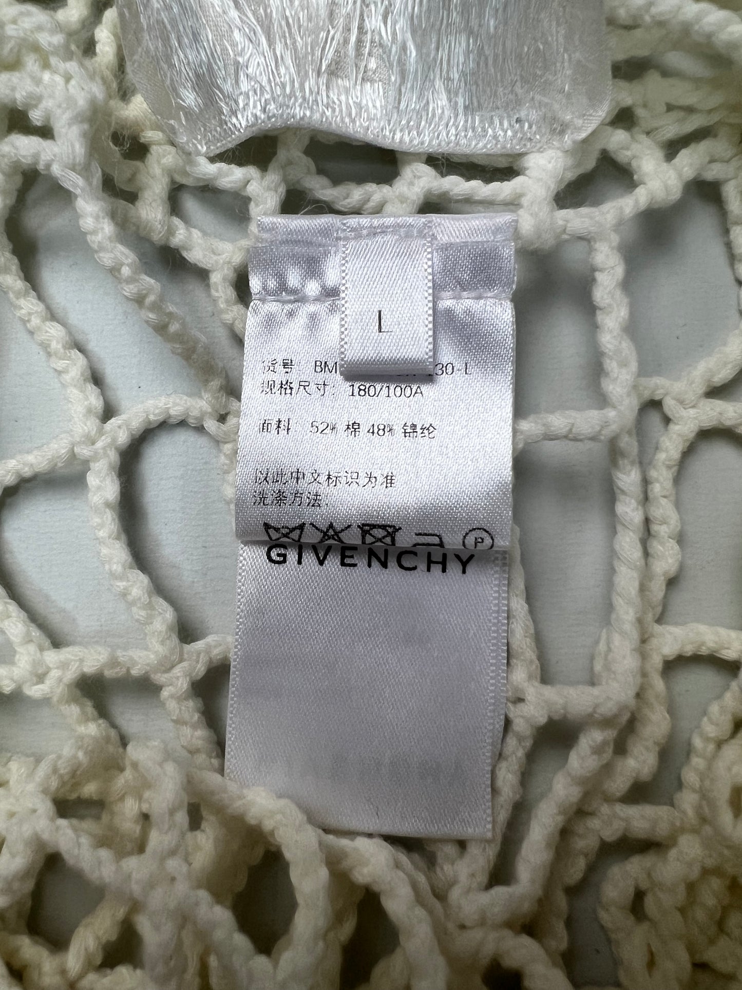 Givenchy spiderweb Knitted VIP Hoodie SZ:L