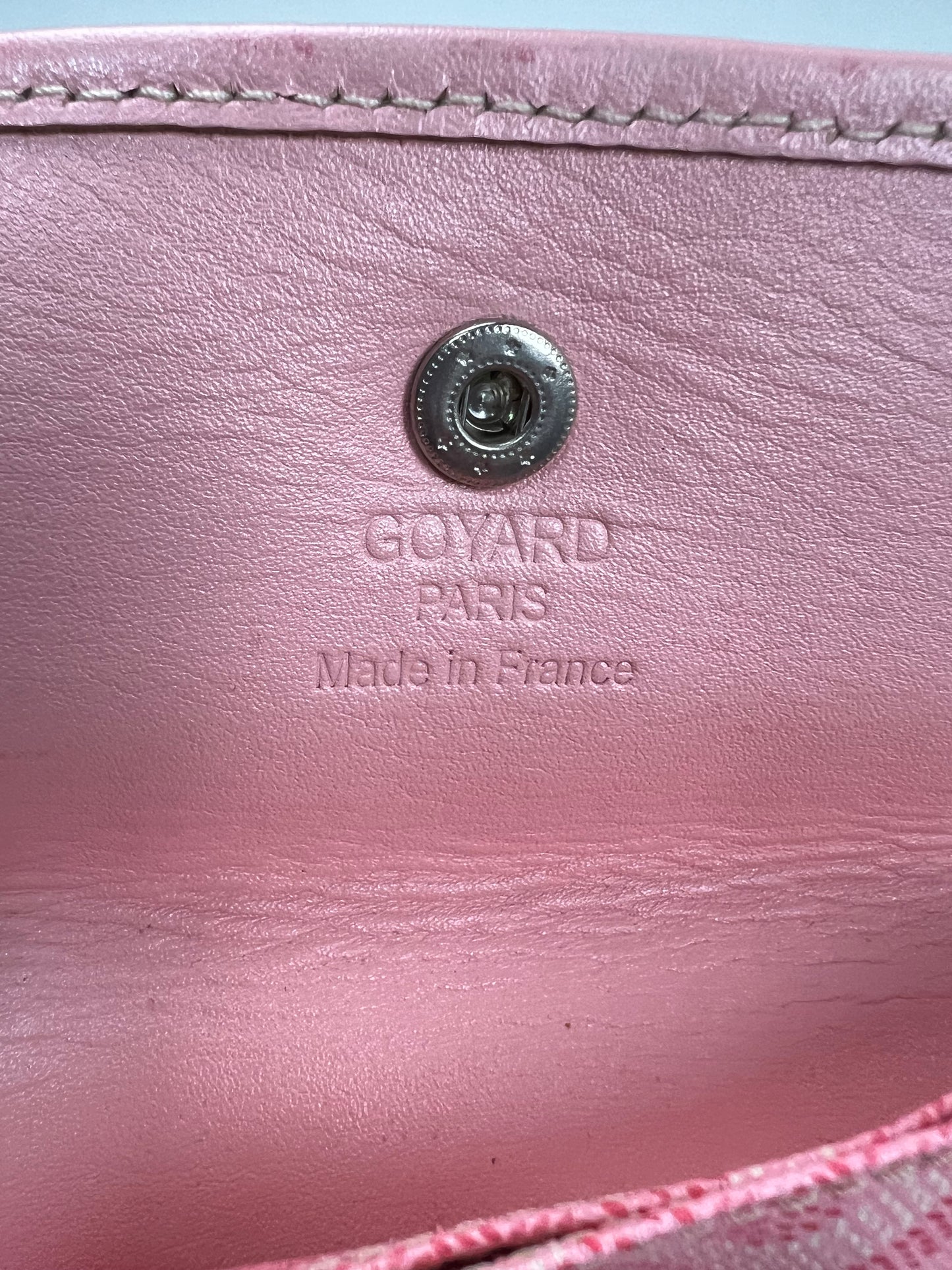 GOYARD SAKURA JAPAN EXCLUSIVE SAINT LOUIS TOTE PM BAG IN PINK USED SZ:OS