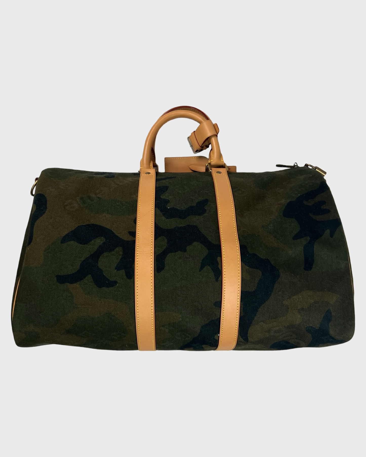 Louis Vuitton x Supreme SS17 CAMO KEEPALL TRAVEL Bag SZ:OS