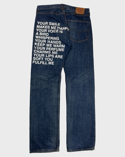 Comme de Garçons Levis Poem Jeans SZ:S